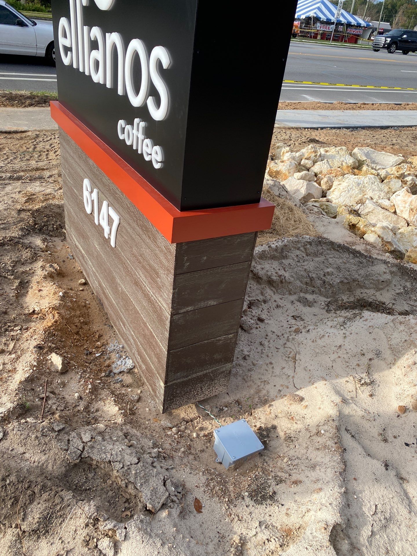 Ellianos Monument Sign by SignCrafters