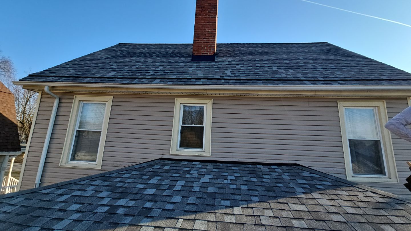 Atlas Pinnacle, Color, Coastal Granite, Drip Edge, Color, Black by Eagle Eye Roofing