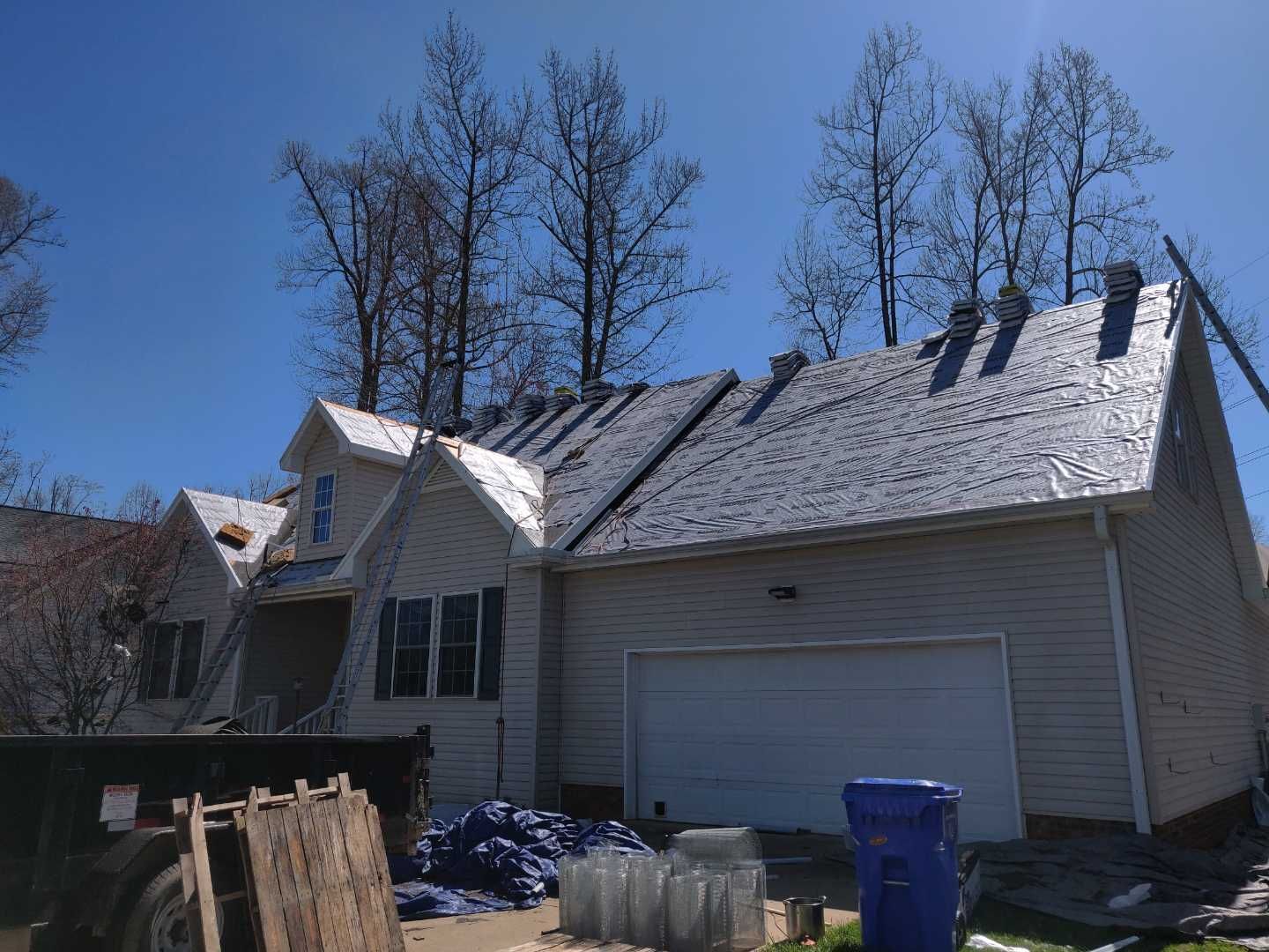 Residential Roofing Installation using Roof Replace by American Roofing NC