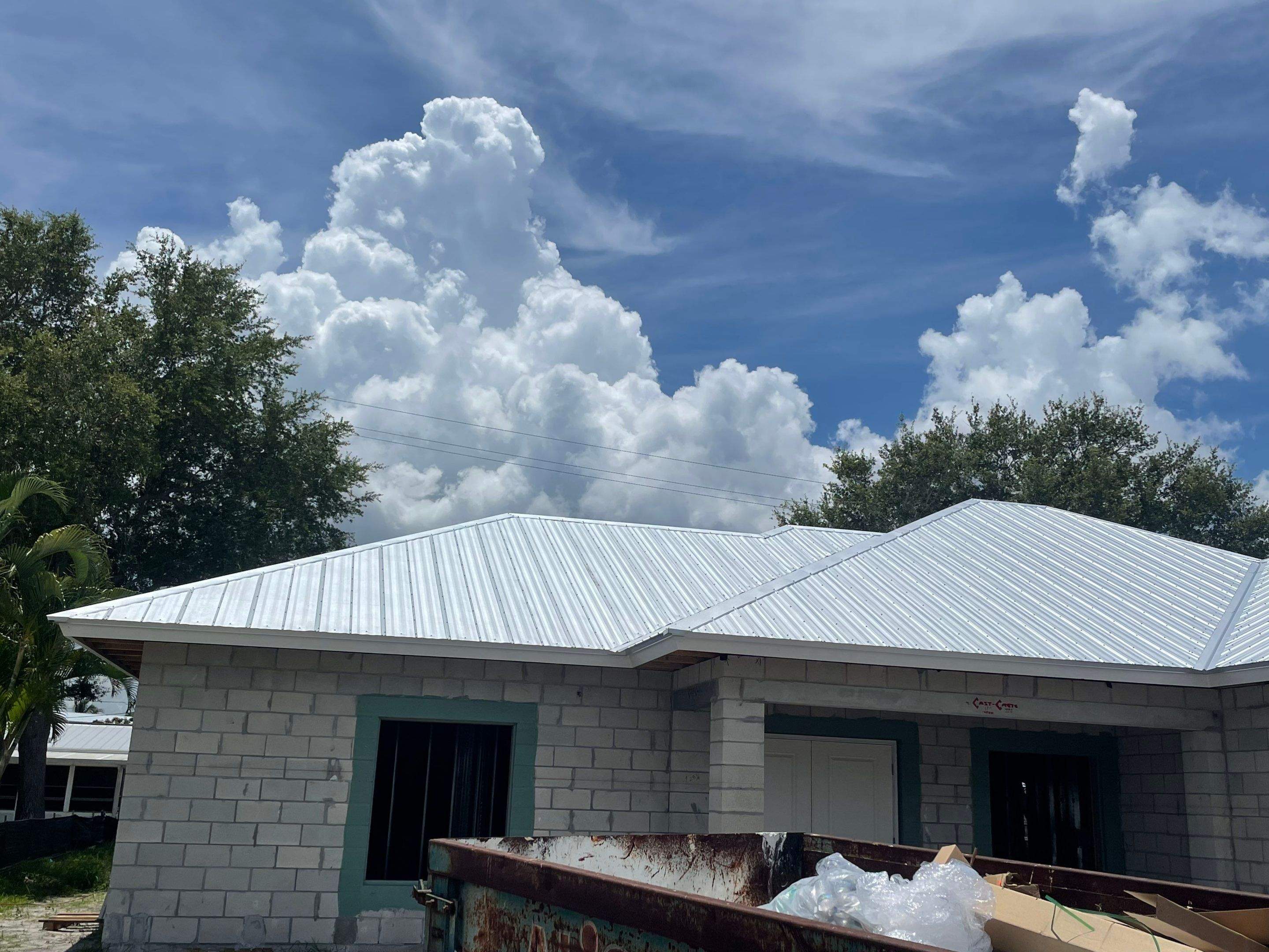 26ga 5V Crimp Mill Finish by Total Roofing System The Metal Roof Experts