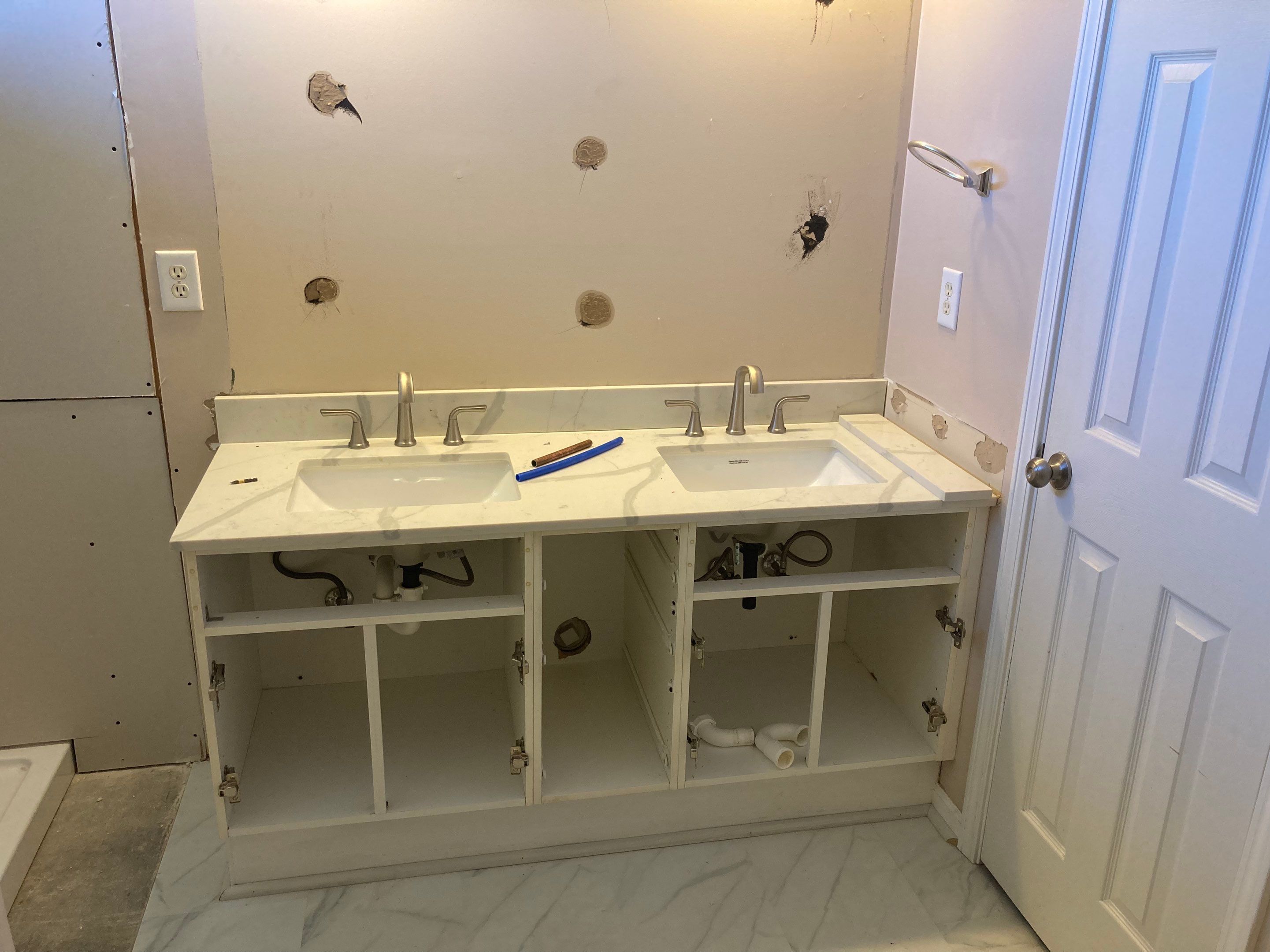 Hickory Point - Bathroom Update by Pillar and Pine