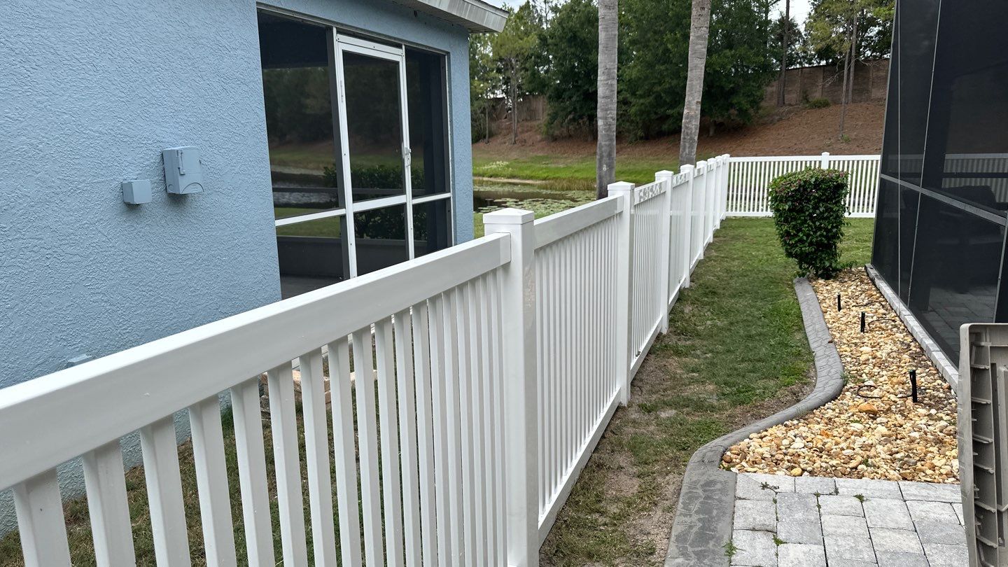 Vinyl Fence Installation using Vinyl Picket Fence by Asap fence and gates, LLC
