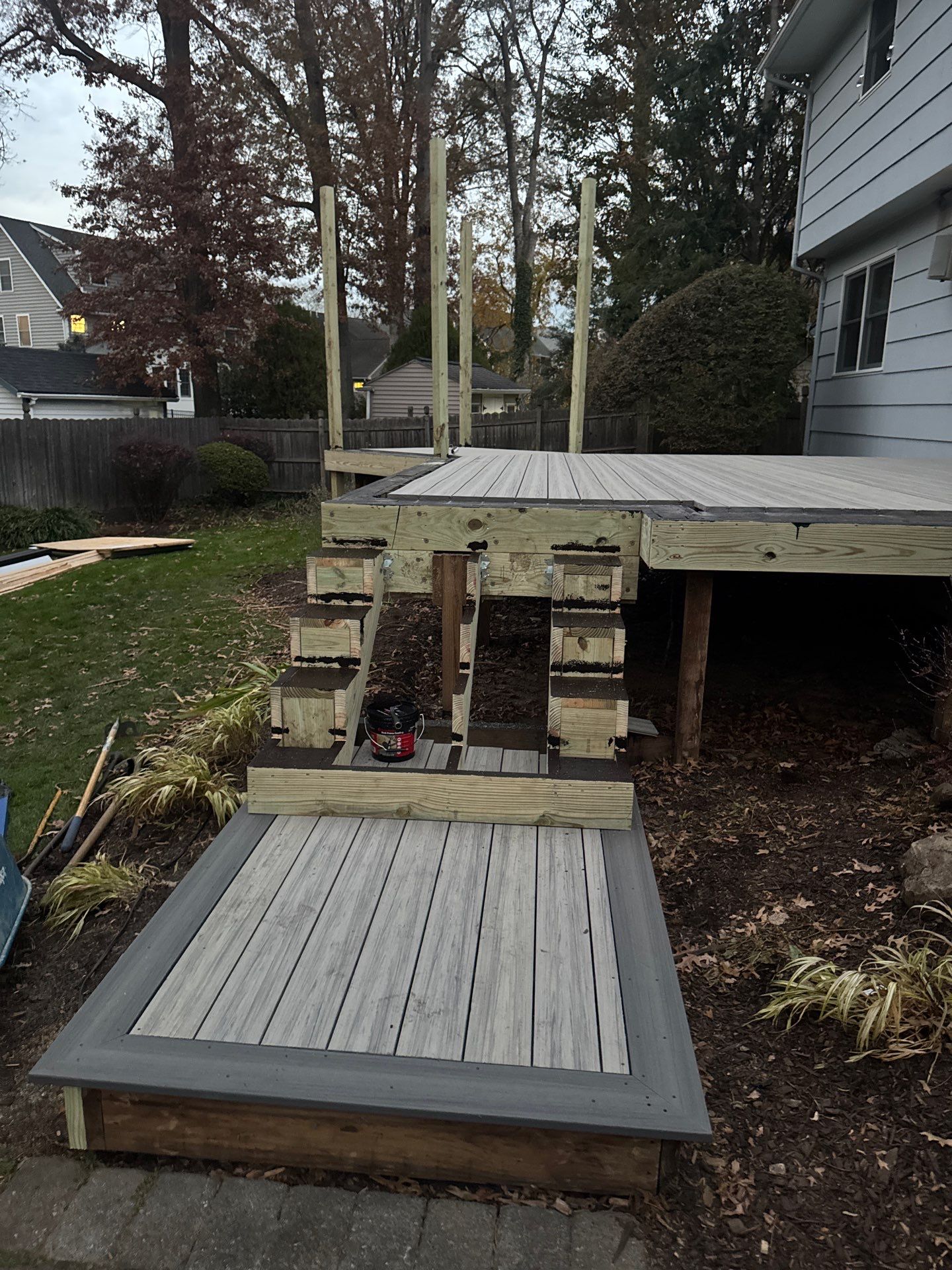Deck Resurface and New A-Frame Roofing by deck guardian