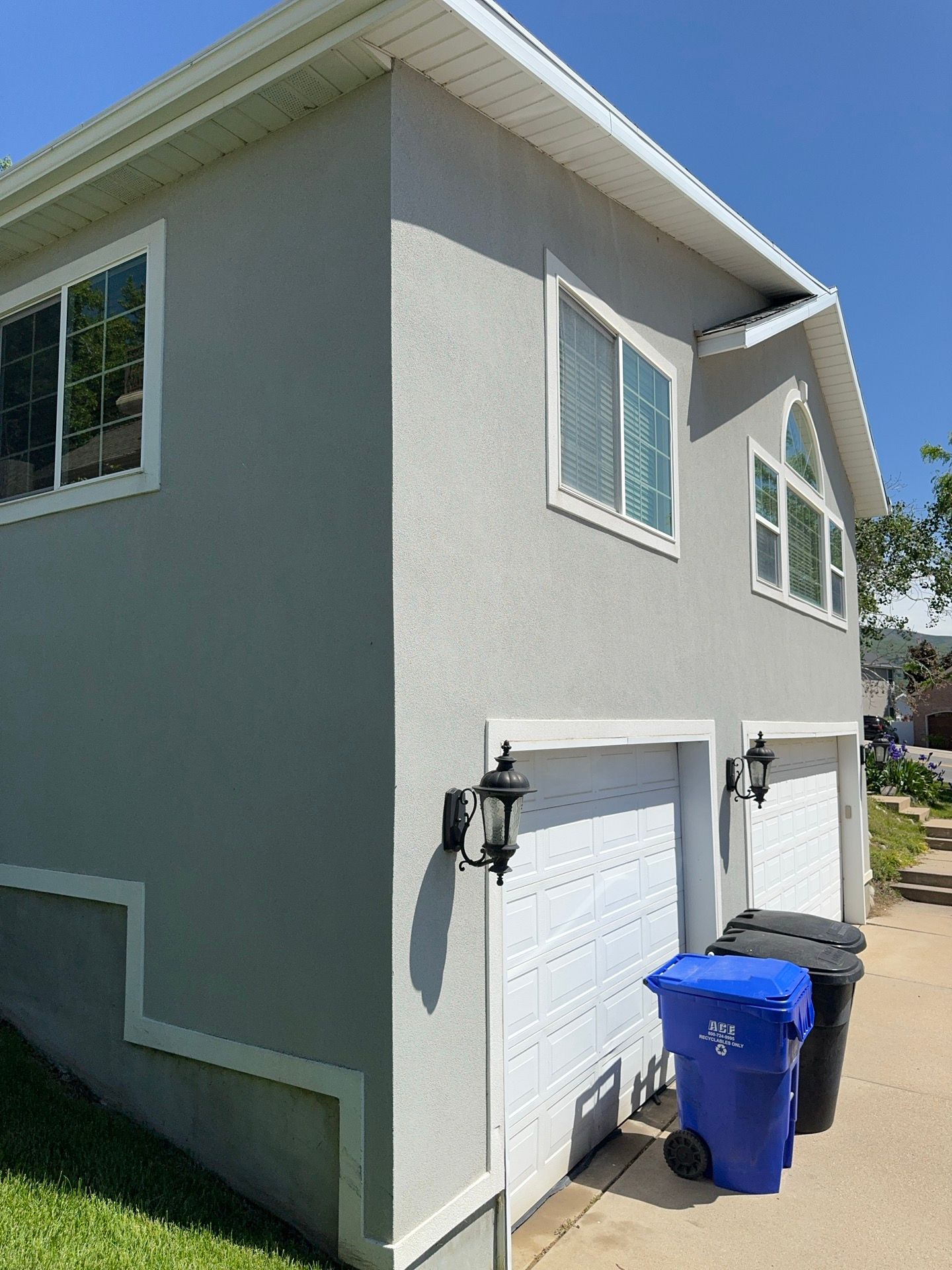 Bountiful | Massive Stucco Conversion & Mixed Profiles | Aged Pewter by Ideal Siding Utah