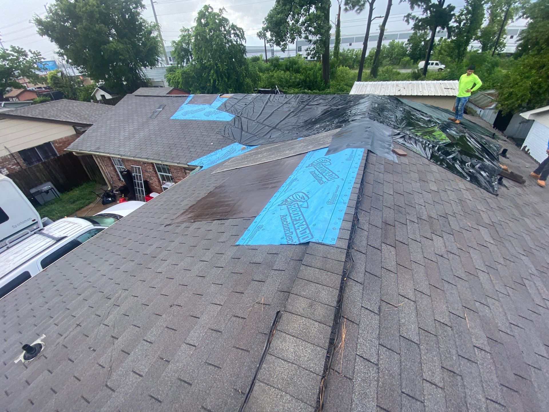 Residential Roofing Repair using Owen's Corning Duration (Lifetime) Shingles by Roof Repair Company