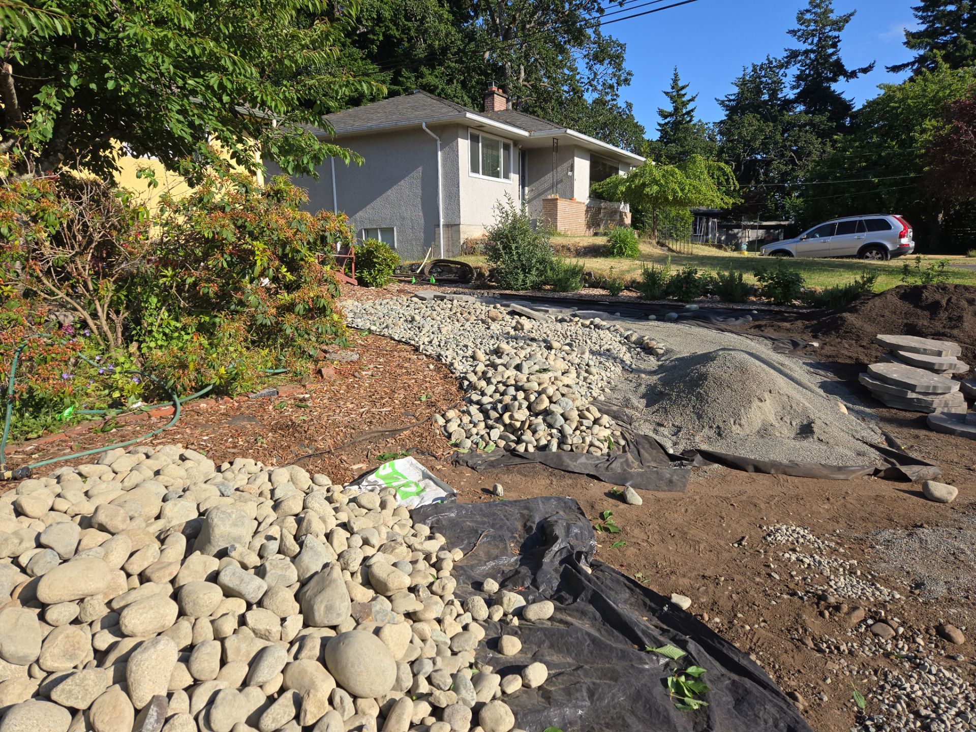 Front Yard Ecological Conversion – A West Coast-Inspired Low-Maintenance Oasis by Habanero Garden and Exterior Care