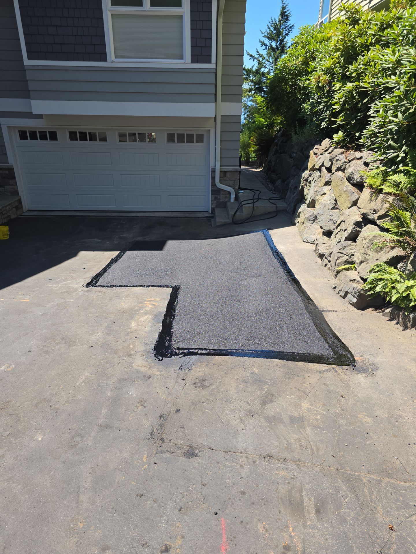 Sealcoat & Crack Fill Driveway Repair | Mukilteo  by Jireh Asphalt & Concrete Inc 