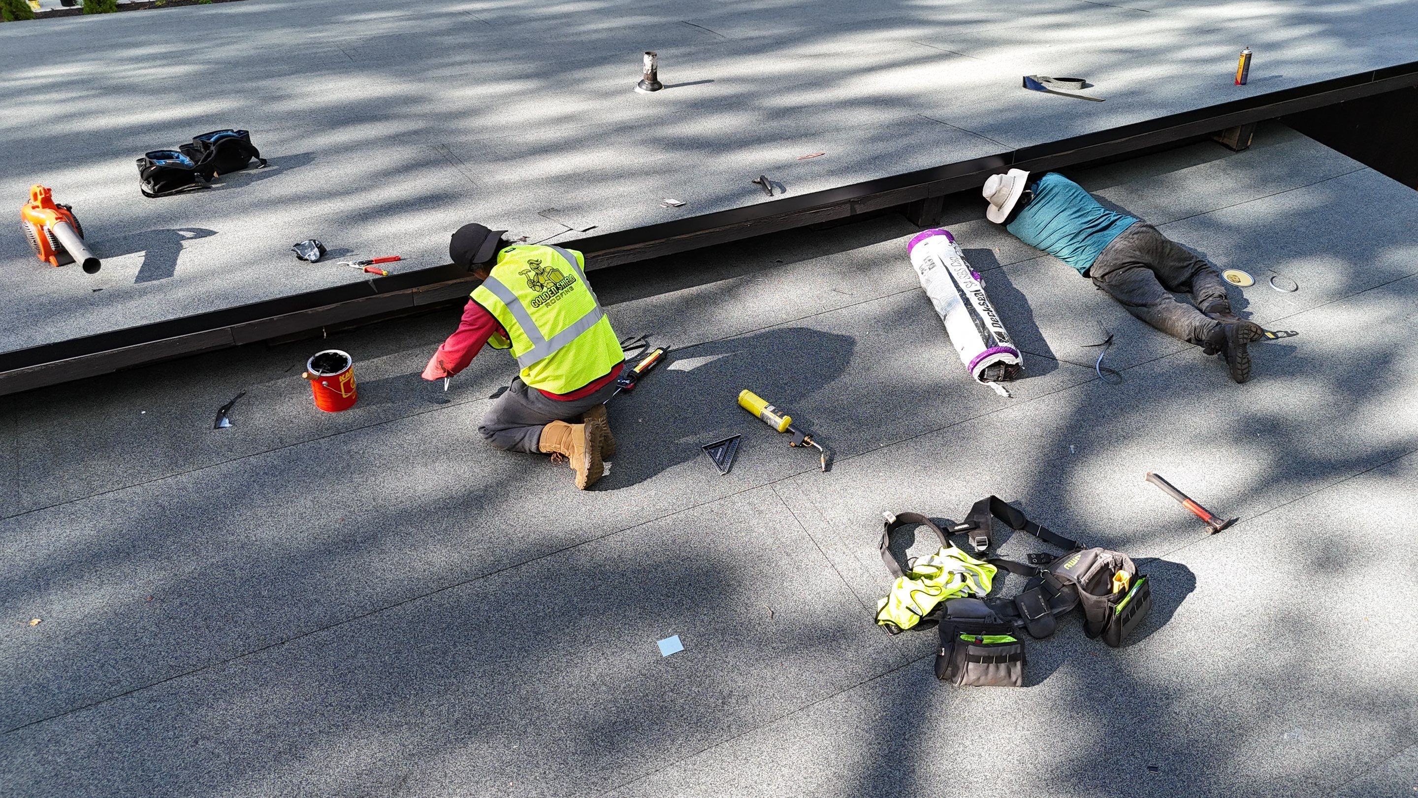 Owens Corning DeckSeal: Estate Gray in Bethel, Connecticut by Golden Shield Roofing