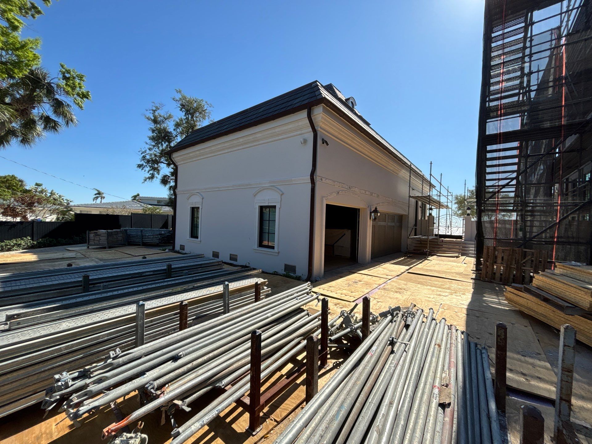 Gutter Installation using Half Round Seamless Gutters in Tampa FL by Gutter Professors