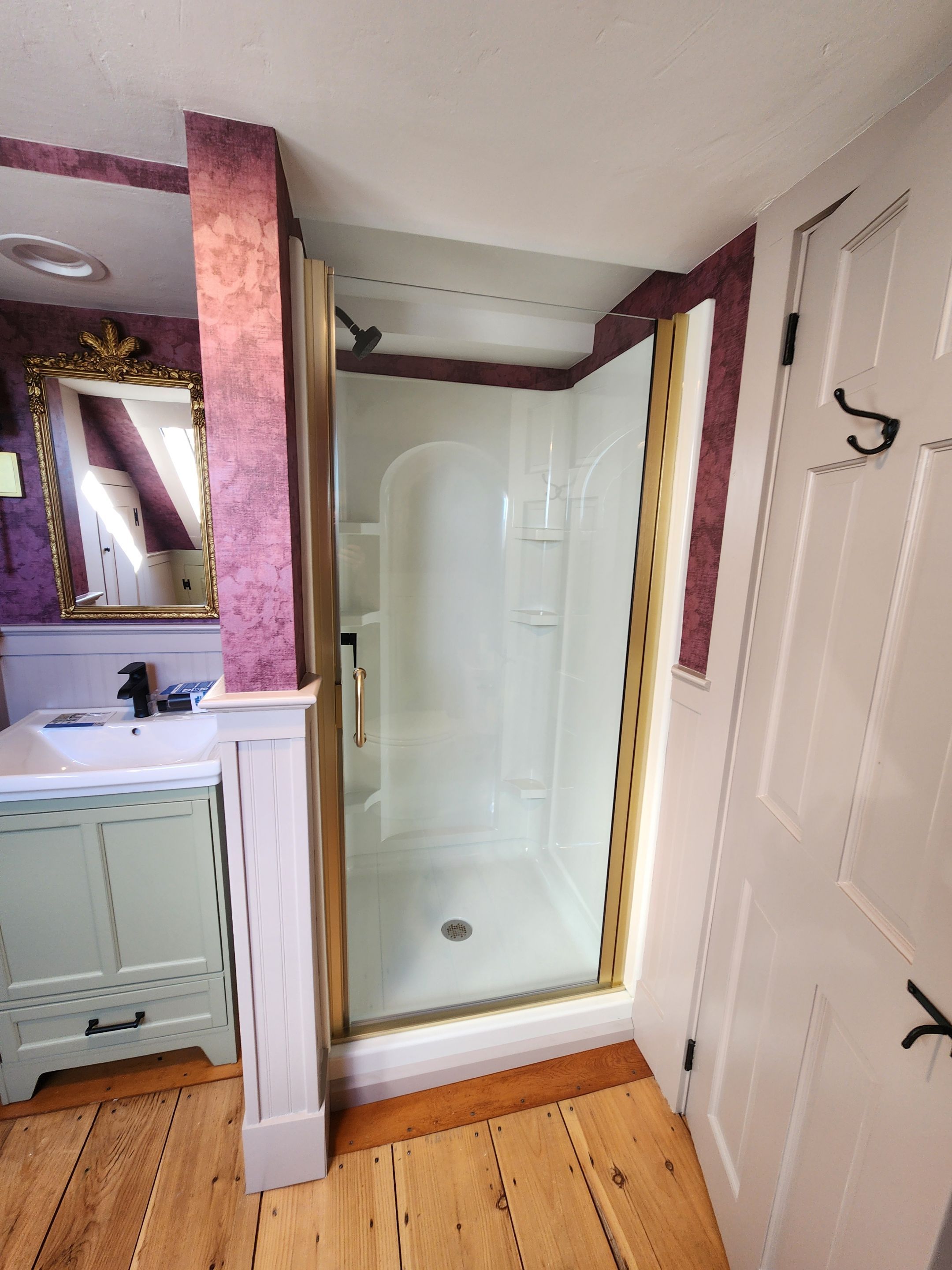 Semi-Frameless Shower Door by Cheshire Glass Company