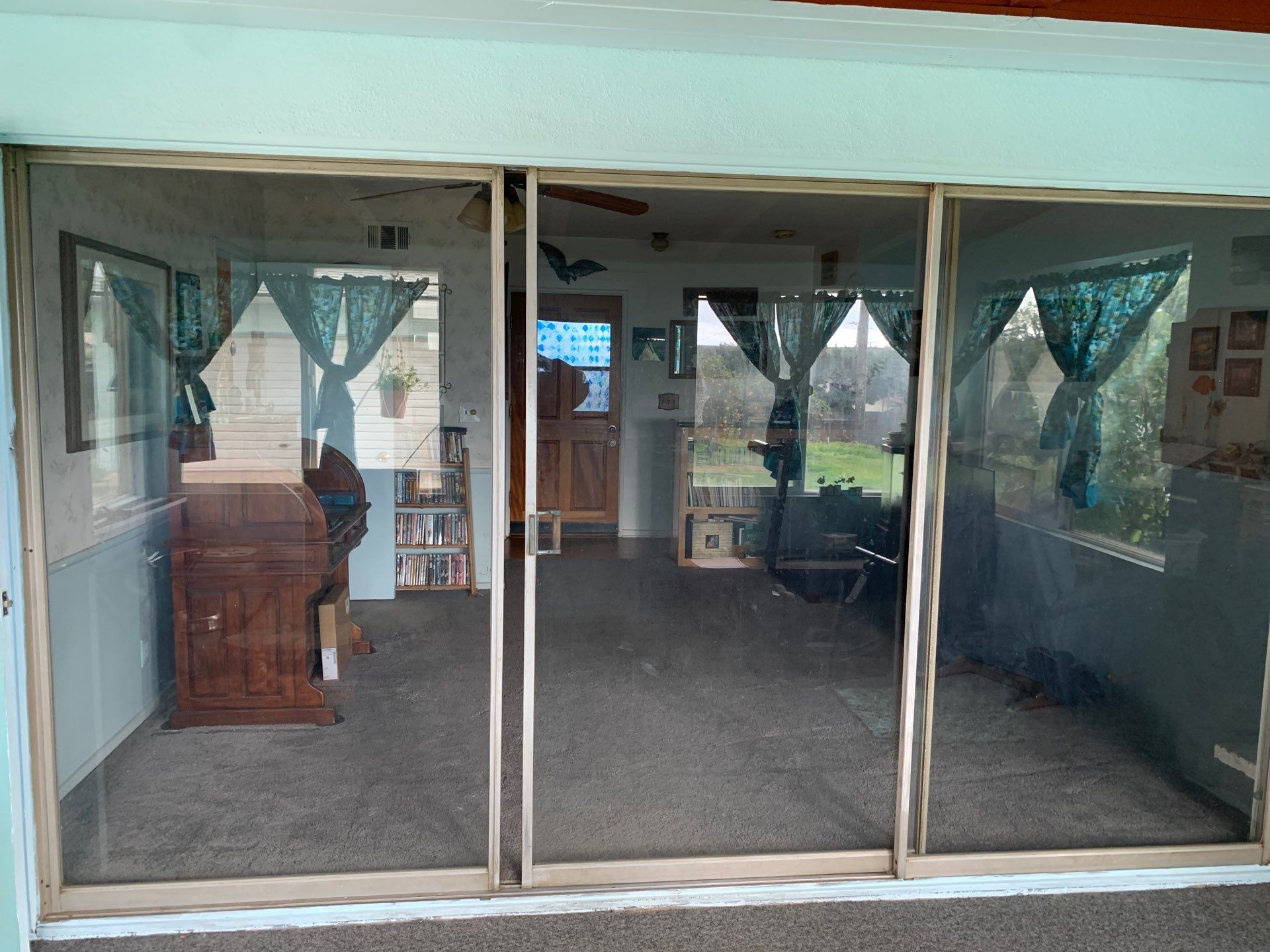 Sliding Patio Door using Vinyl retrofit by American Window Company