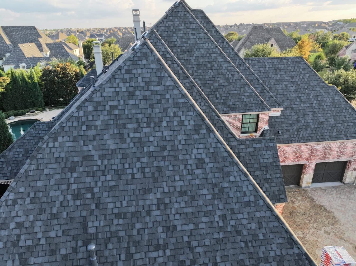 Residential Roof Replacement using CERTAINTEED BELMONT IR BLACK GRANITE by Elite Roofing LLC