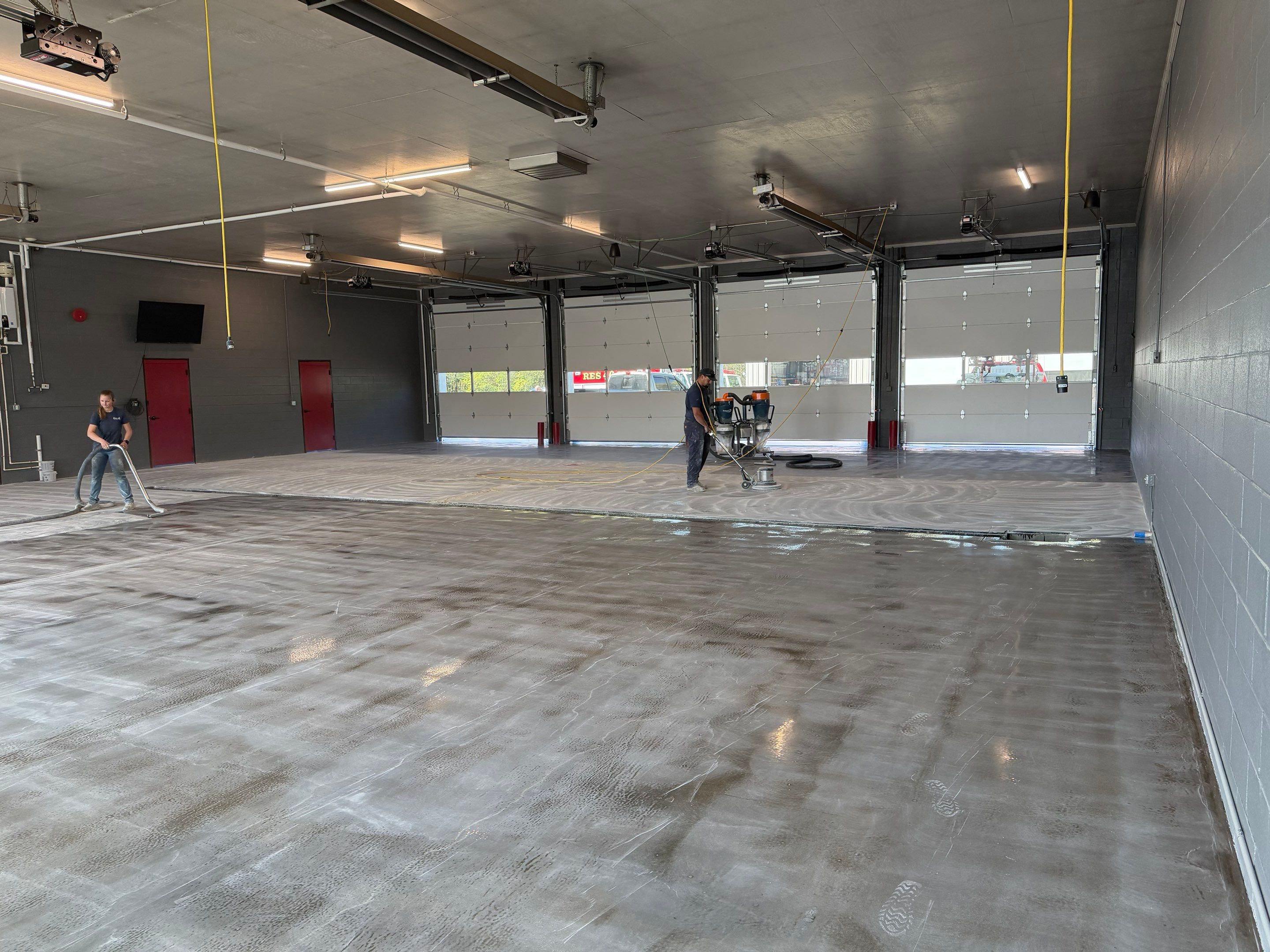 Endurance Emergency Bay Floor System for West Stanly FD by Endure Concrete Coatings