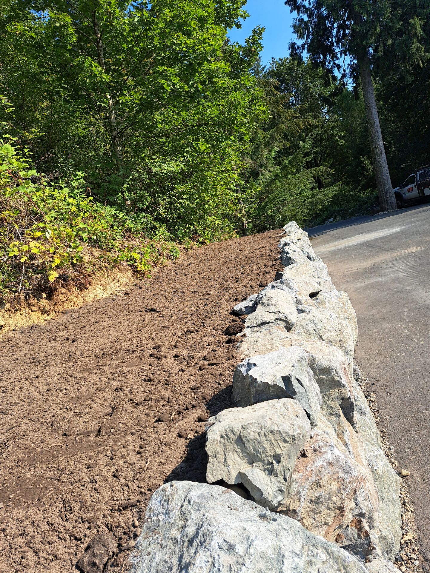 Jim | Rockery Wall, Landscaping, Road Repair & Sealcoating by Jireh Asphalt & Concrete Inc 