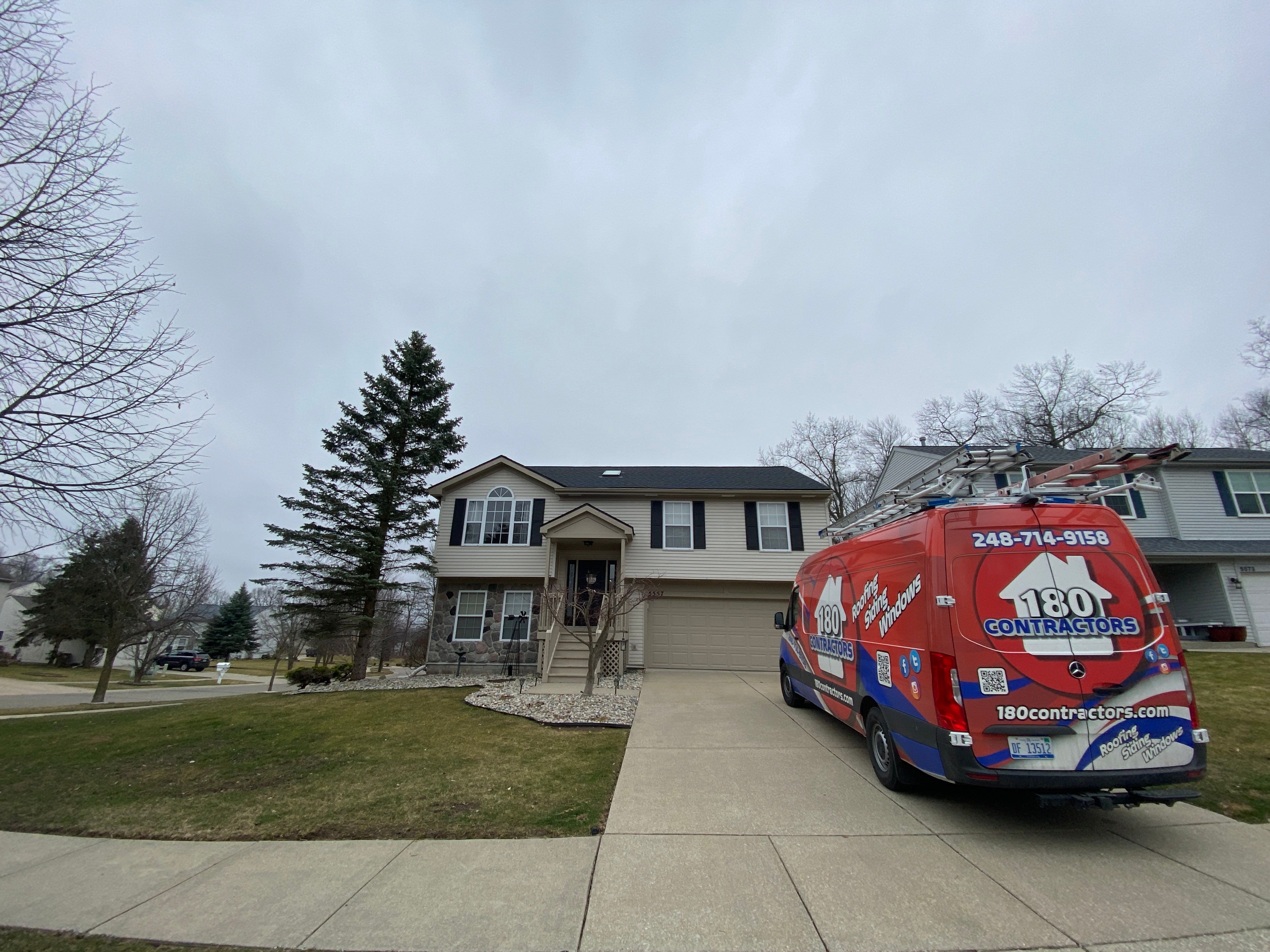 Roof Replacement using Certainteed Landmark Climate-Flex by 180 Contractors
