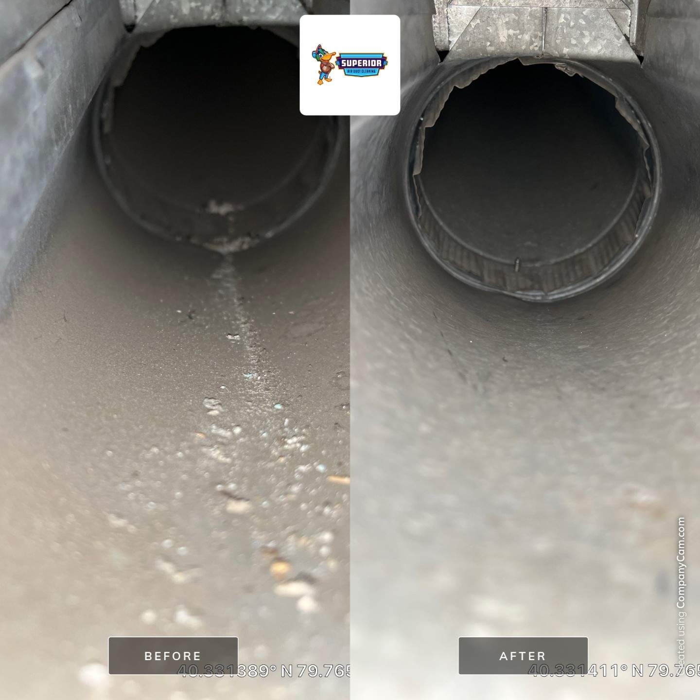 Air Duct Cleaning With a Vacuum Truck in North Huntingdon, PA by Superior Air Duct Cleaning
