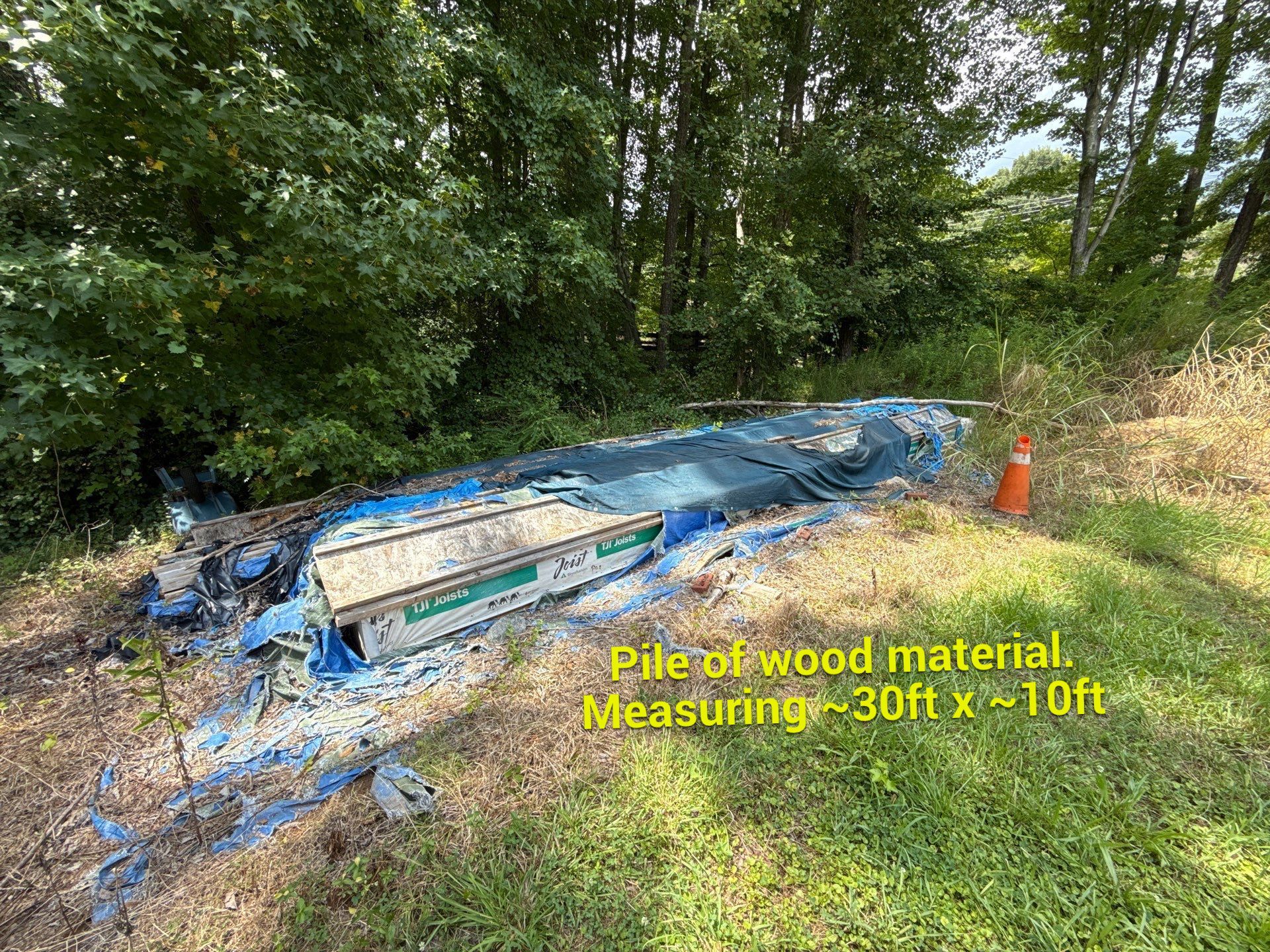 Project in Weddington by Badger Hauling