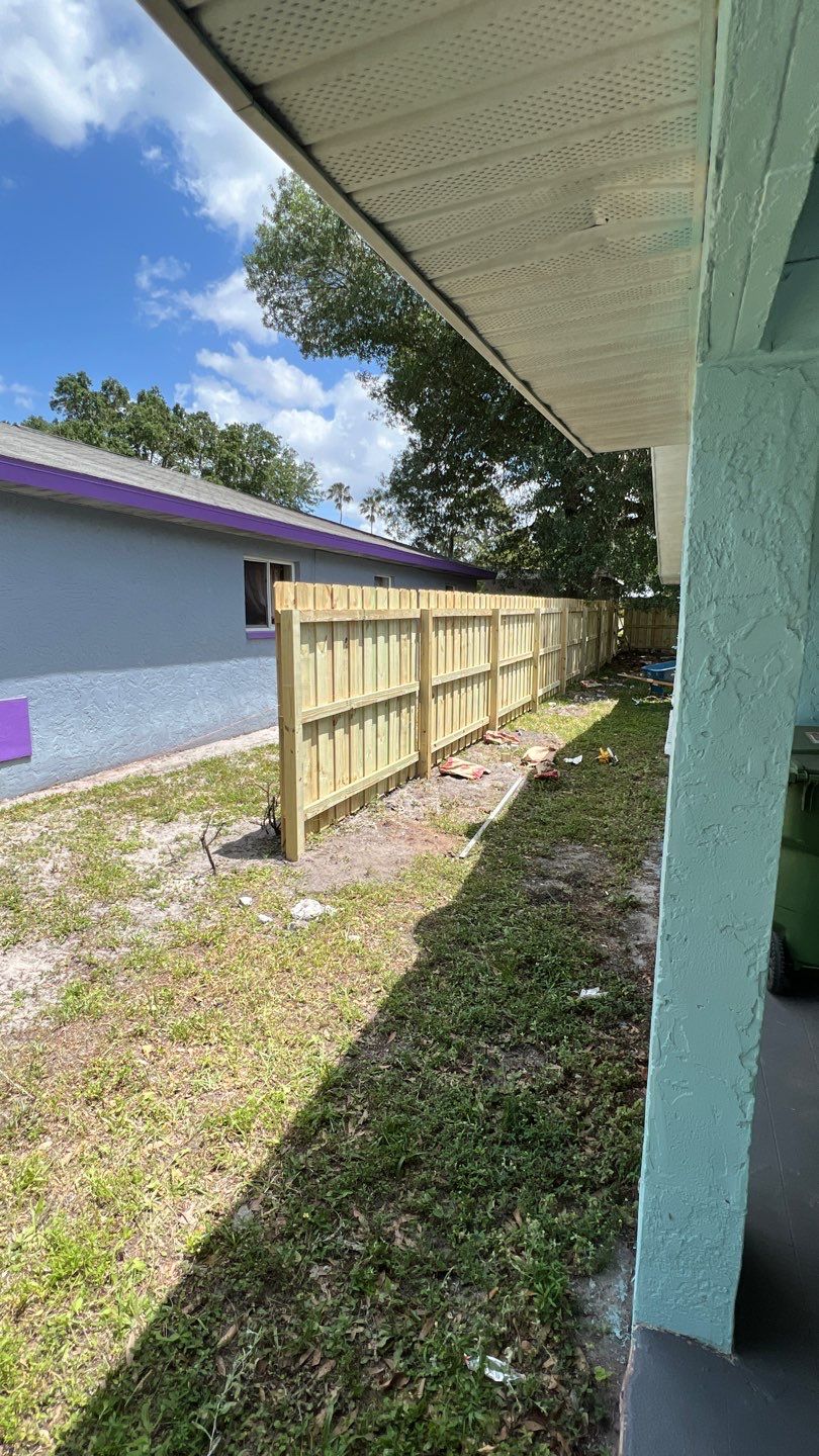 Sarasota, FL 6ft. Tall Treated Board on Board Privacy Fence  by Asap fence and gates, LLC
