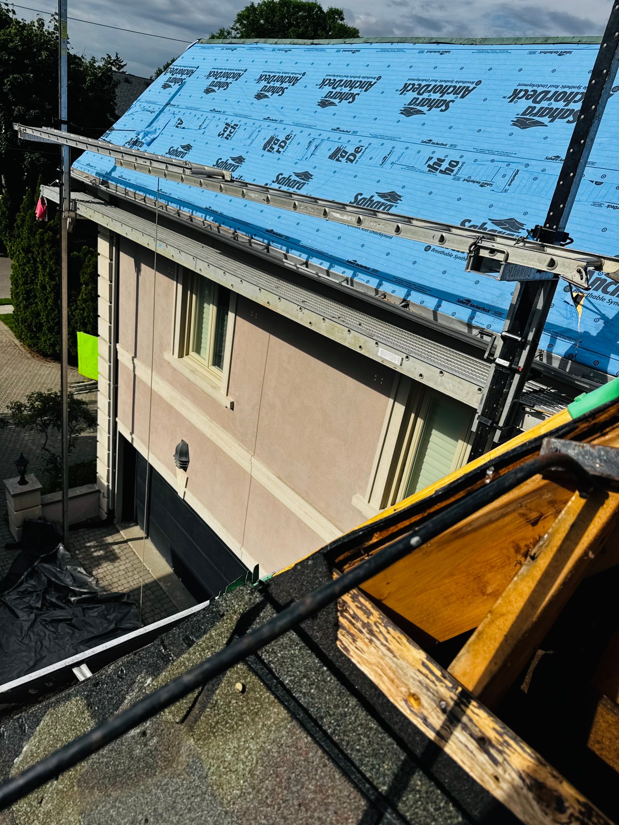 Residential Roofing Installation using Vicwest True Natuer. Metal Shingle by Jay Carter Roofing & Sheet Metal