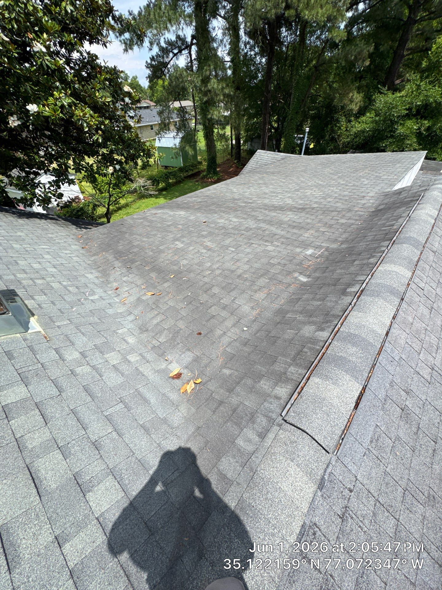 Comprehensive Residential Roof Inspection and Leak Assessment in New Bern by North Carolina Roofs