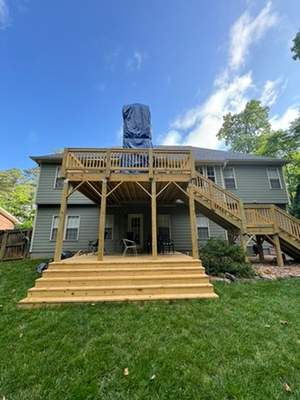 Exterior Renovation from Tree Damage with Insurance Claim