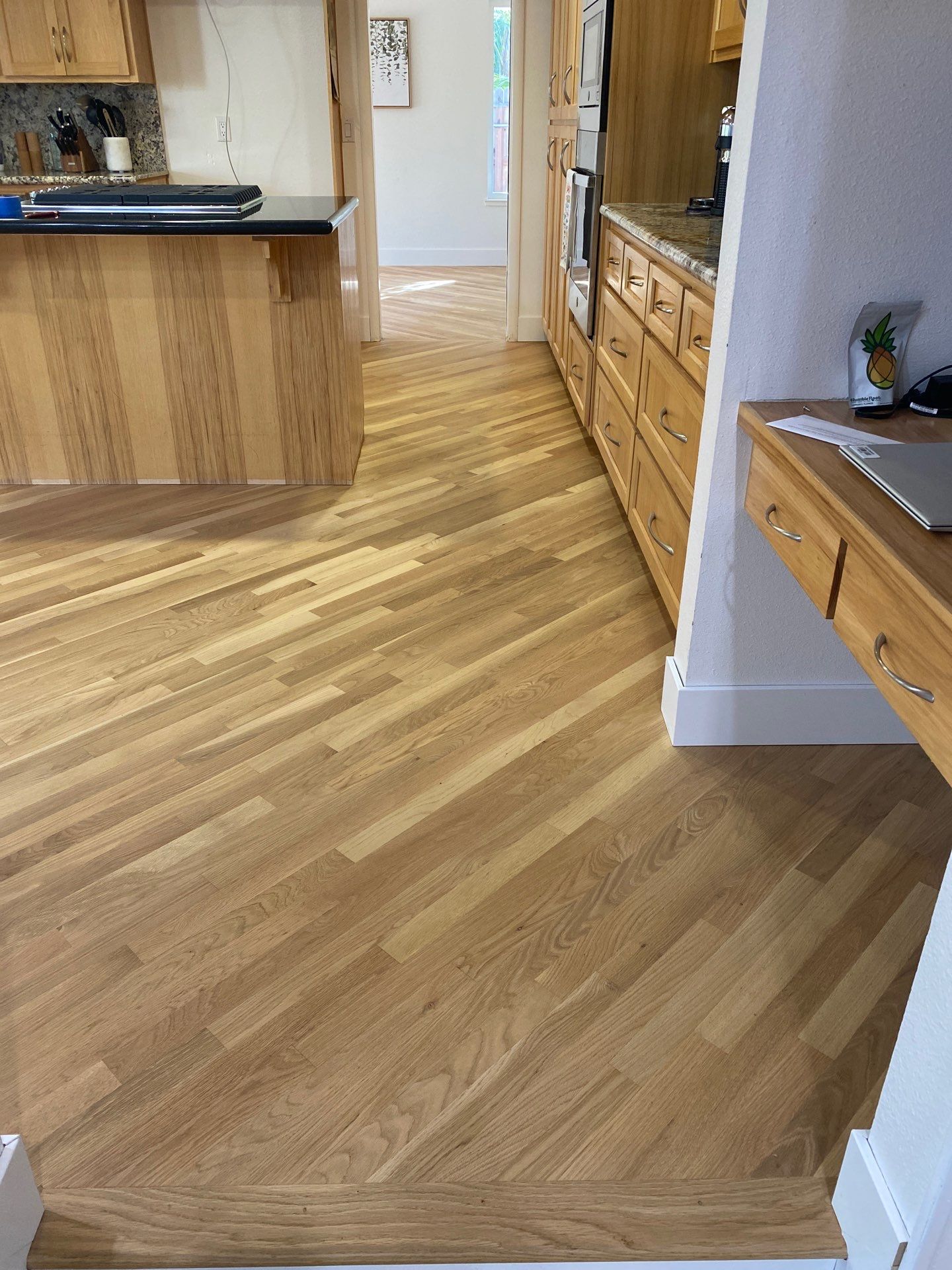 White Oak Installation and Refinish by Footprints Floors South Sacramento