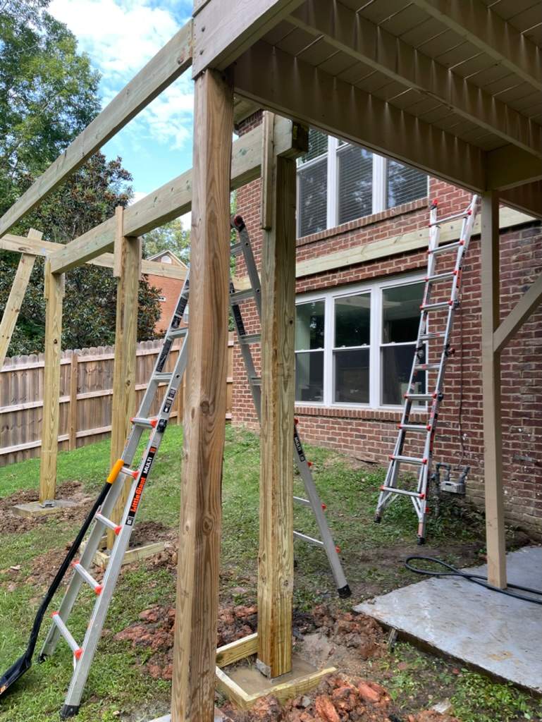 Aspen Lake - Covered Porch by Pillar and Pine