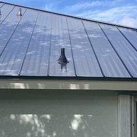 24ga 1" Nail-Strip Charcoal Gray  by Total Roofing System The Metal Roof Experts