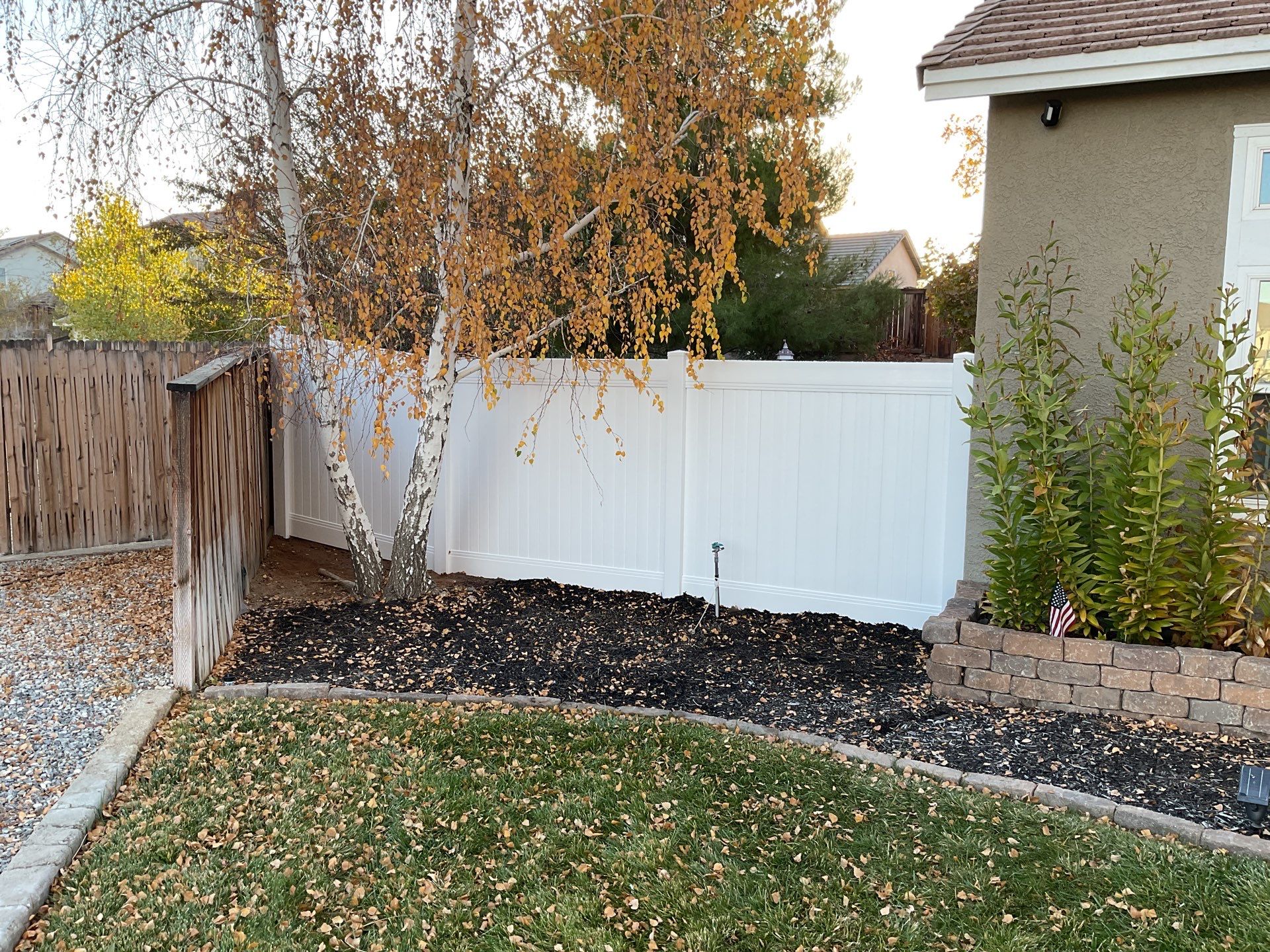 Fence Installation using Vinyl by Fence Guys Inc. 