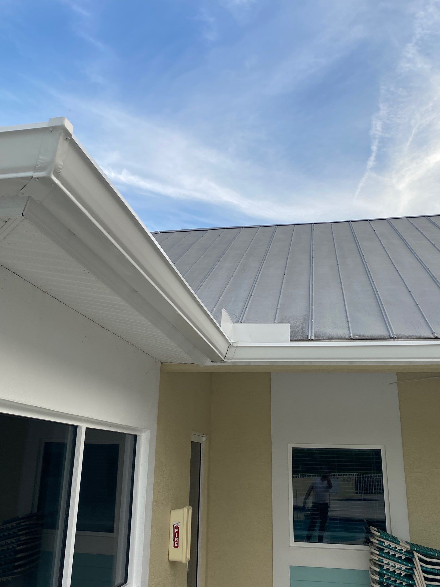 White K-Style Gutters in Fort Myers FL by Gutter Professors