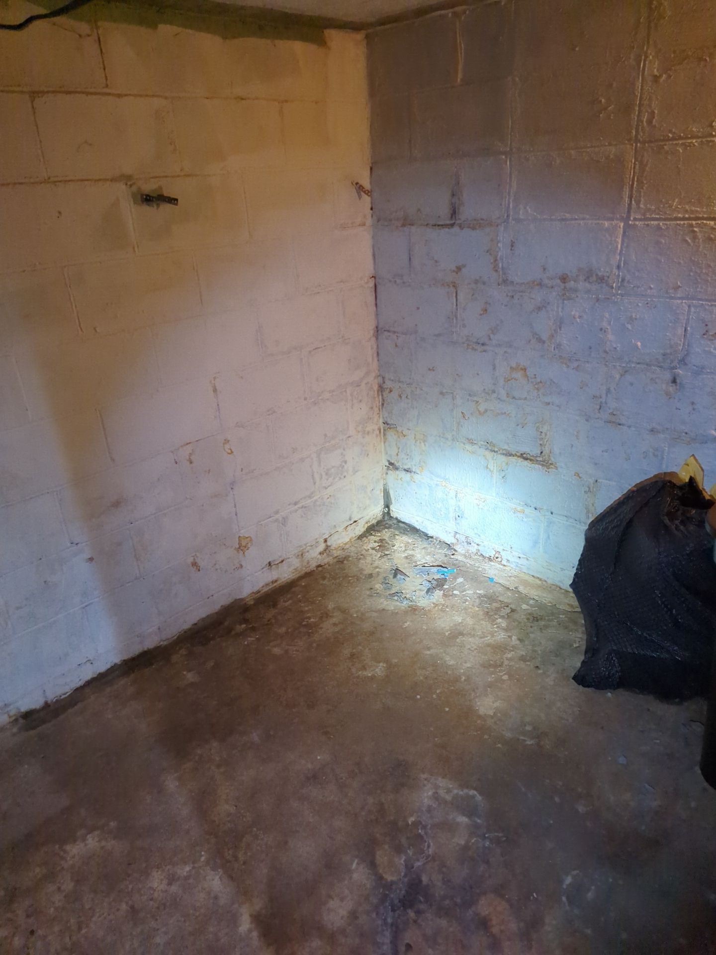 Bowing Wall using Fortress Invisibeams  by ACE Waterproofing & Basement Solutions