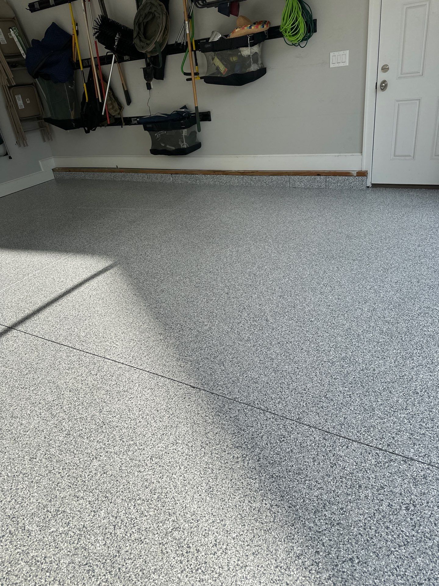 Garage Floor Coating using Gravel by My Garage Floor Guys
