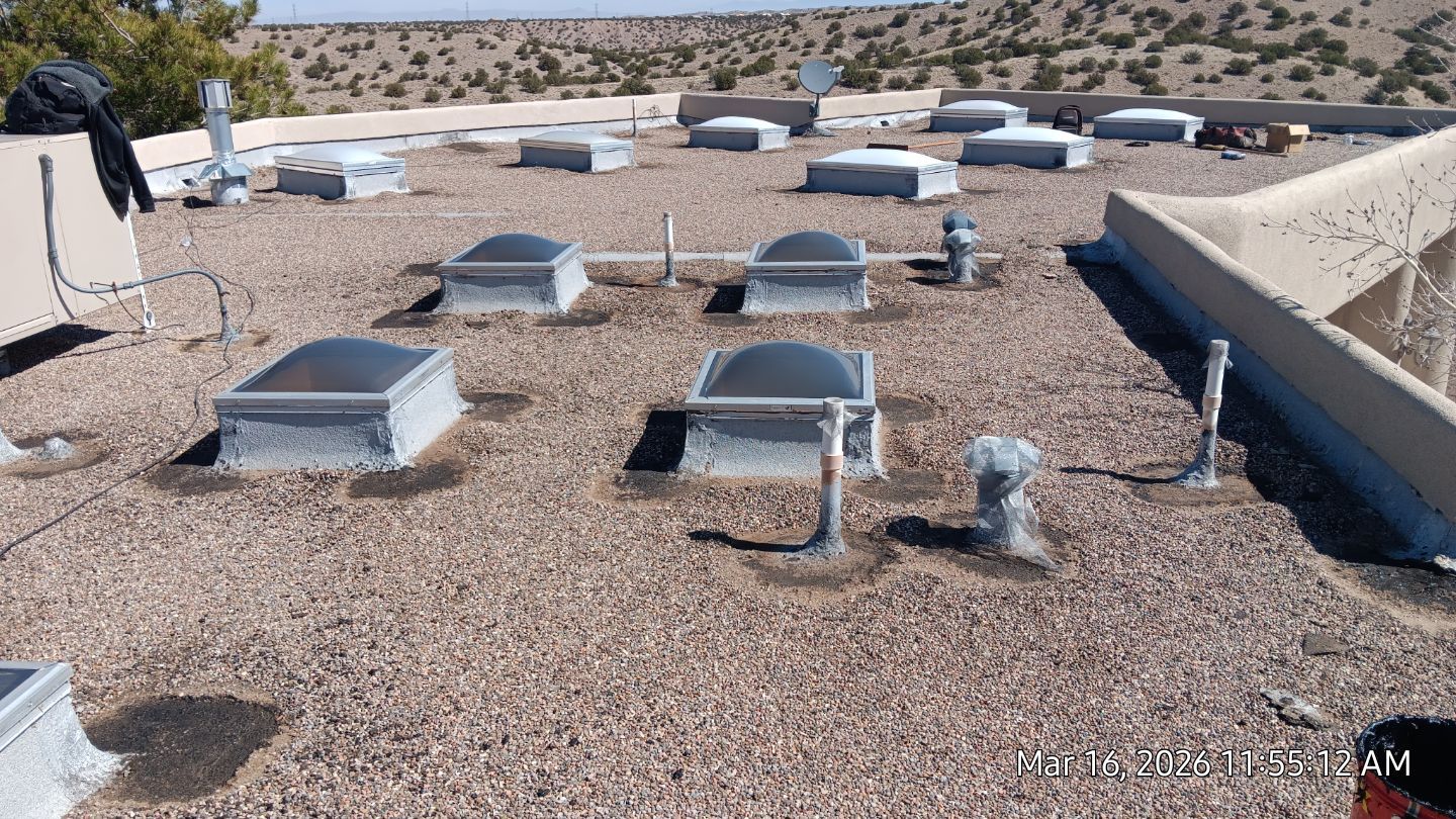 Tar & gravel complete roof tune up in Placitas by Doyle Roof Masters Inc