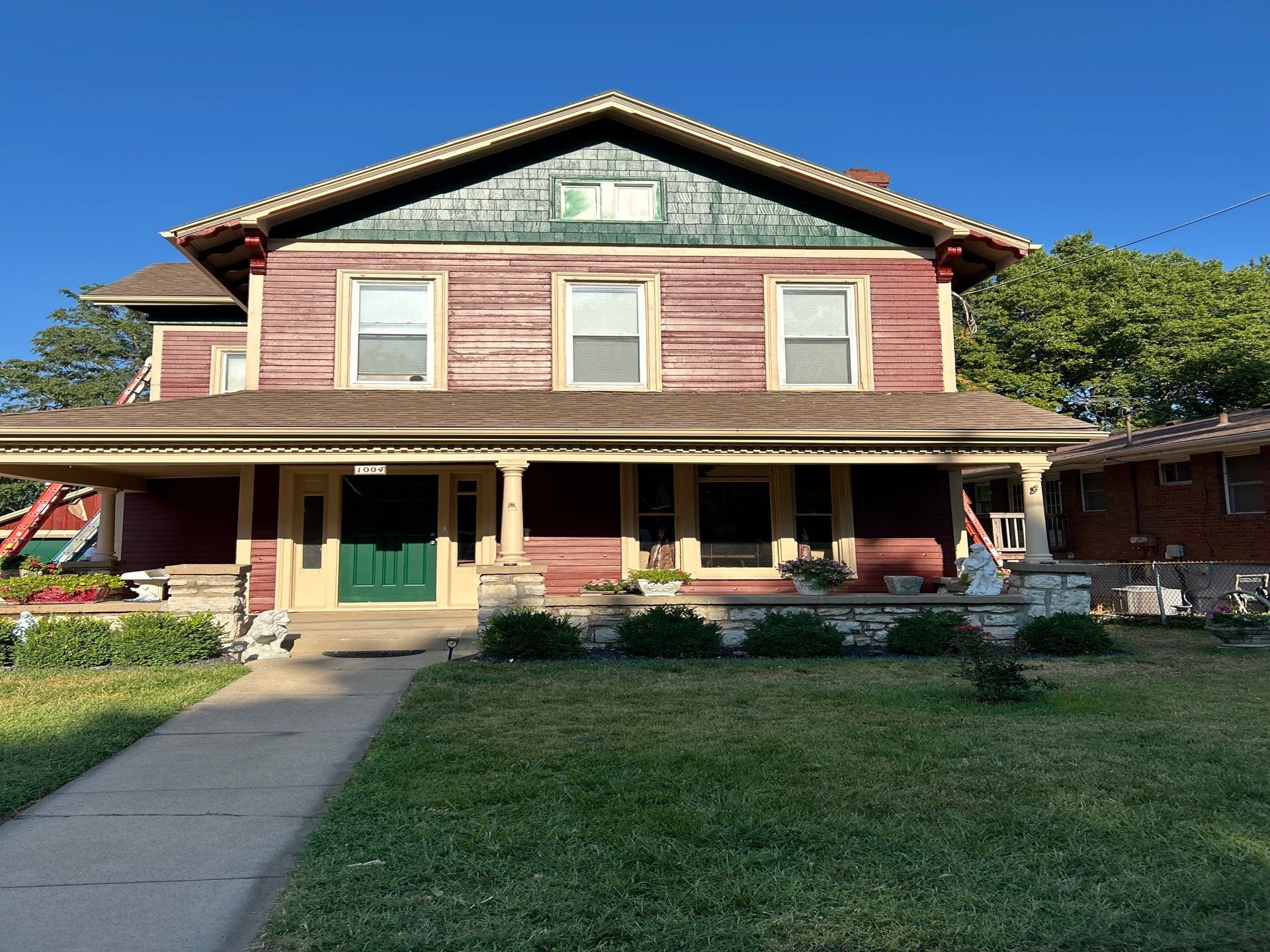 Historic Home Exterior Repair and Painting by Kevin Turner Painting