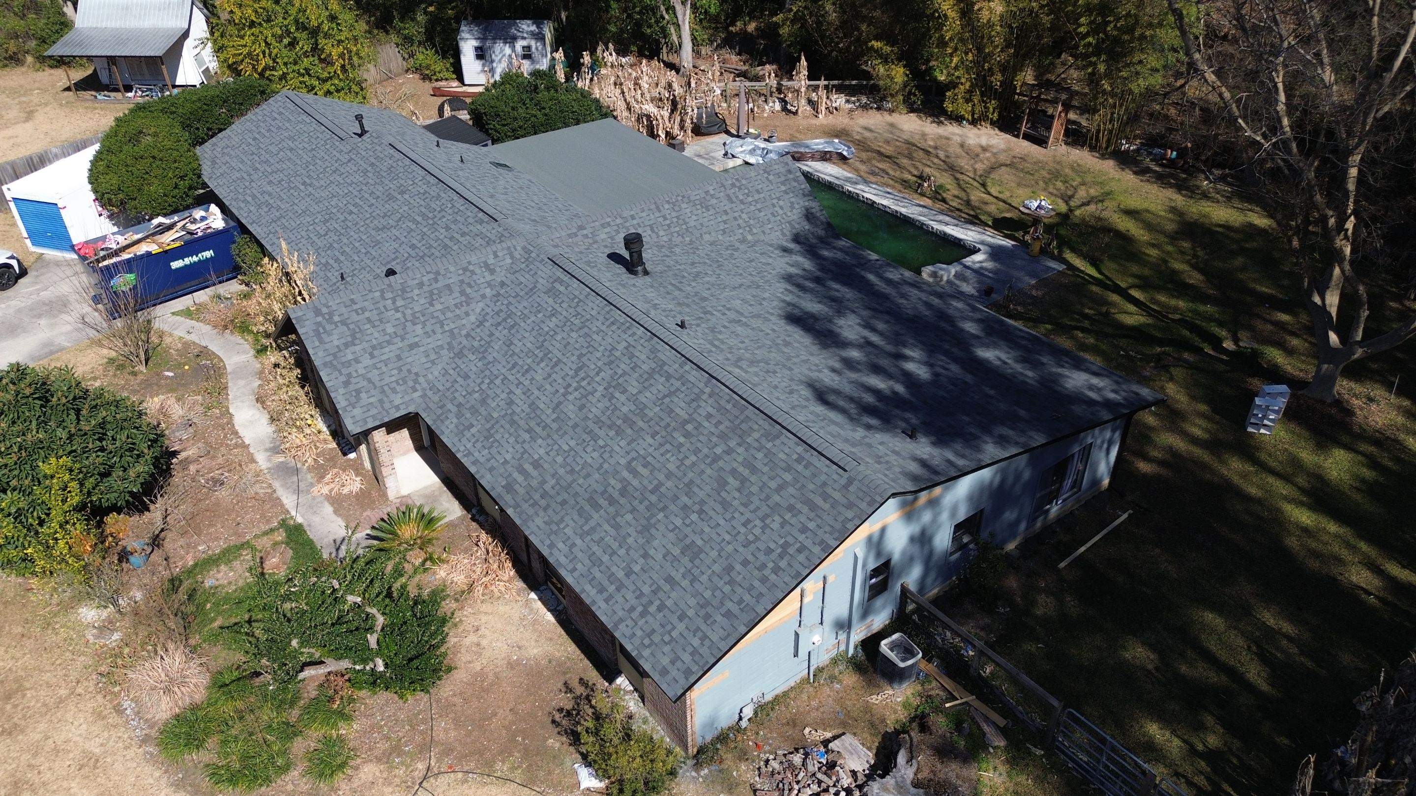 Shingle reroof in Gainesville, FL by Brehm Roofing