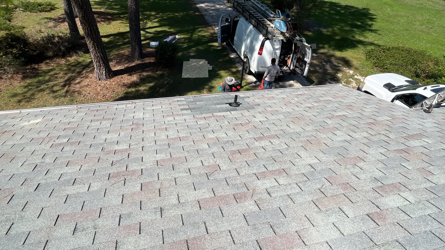 Chimney and Pipe Boot Flashing Roof Repair by Midlands Roofing & Exteriors