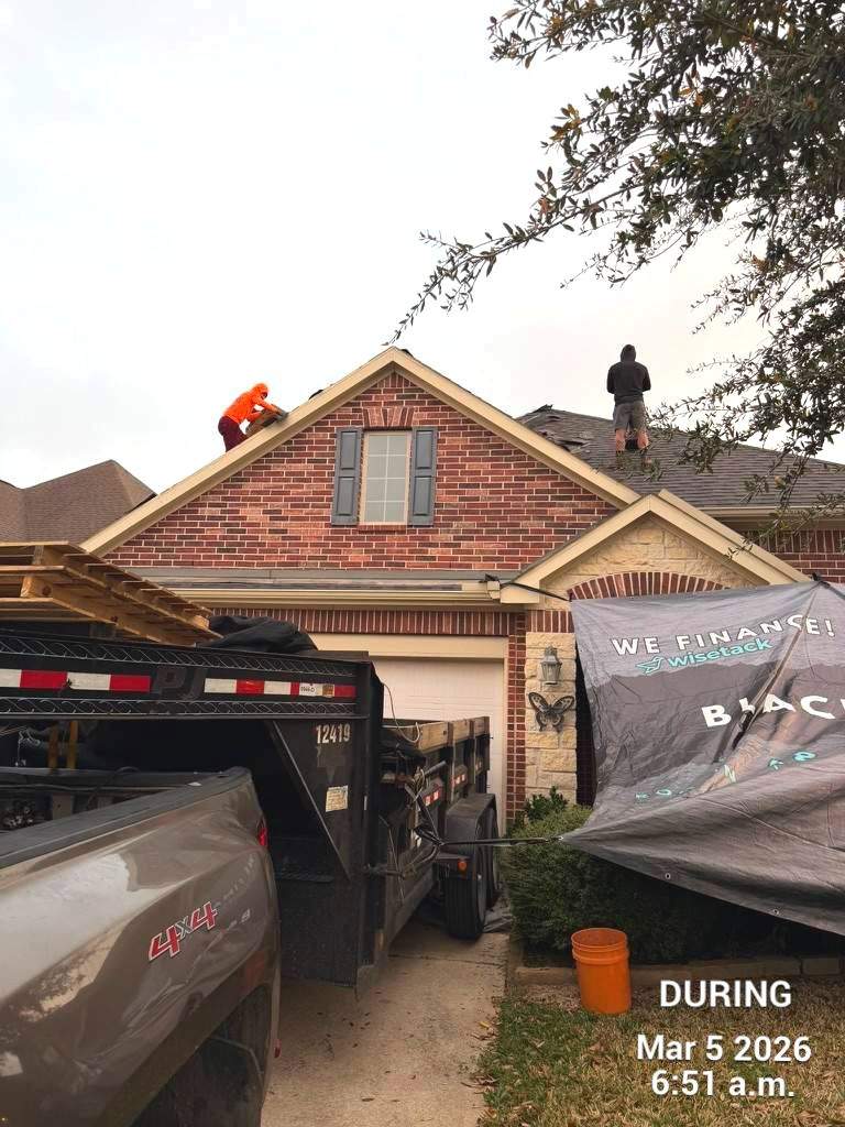 Project in Fulshear by Black Coast Roofing