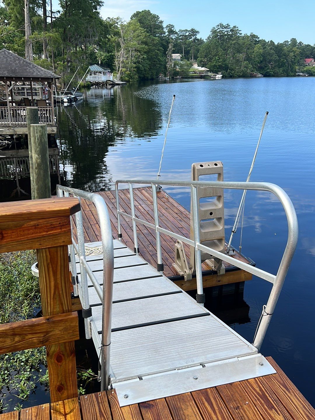 Dock using Wood Sealant by DuraSeal
