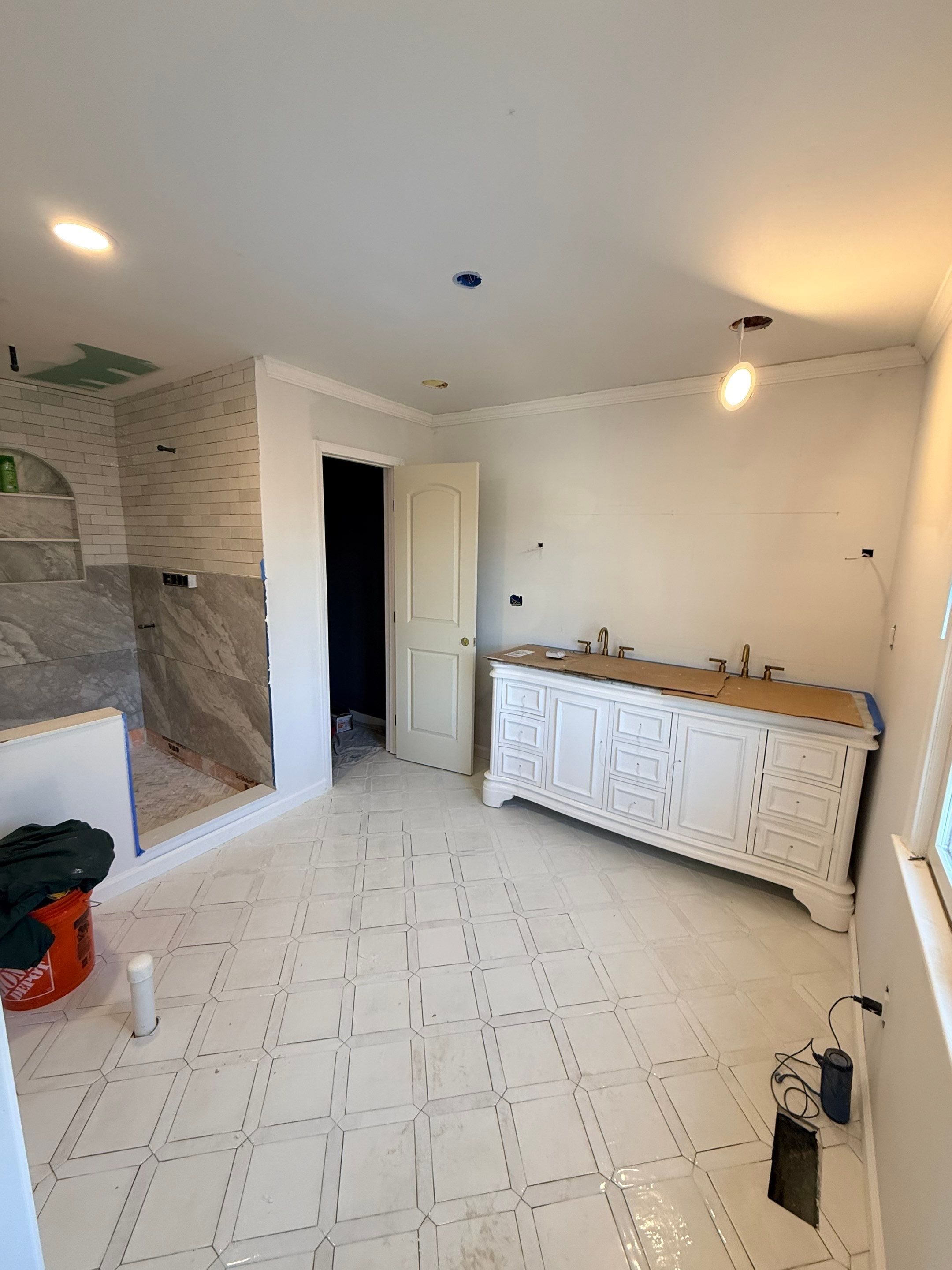 Master Bathroom Remodel in Herndon, VA by Matter Construction, LLC