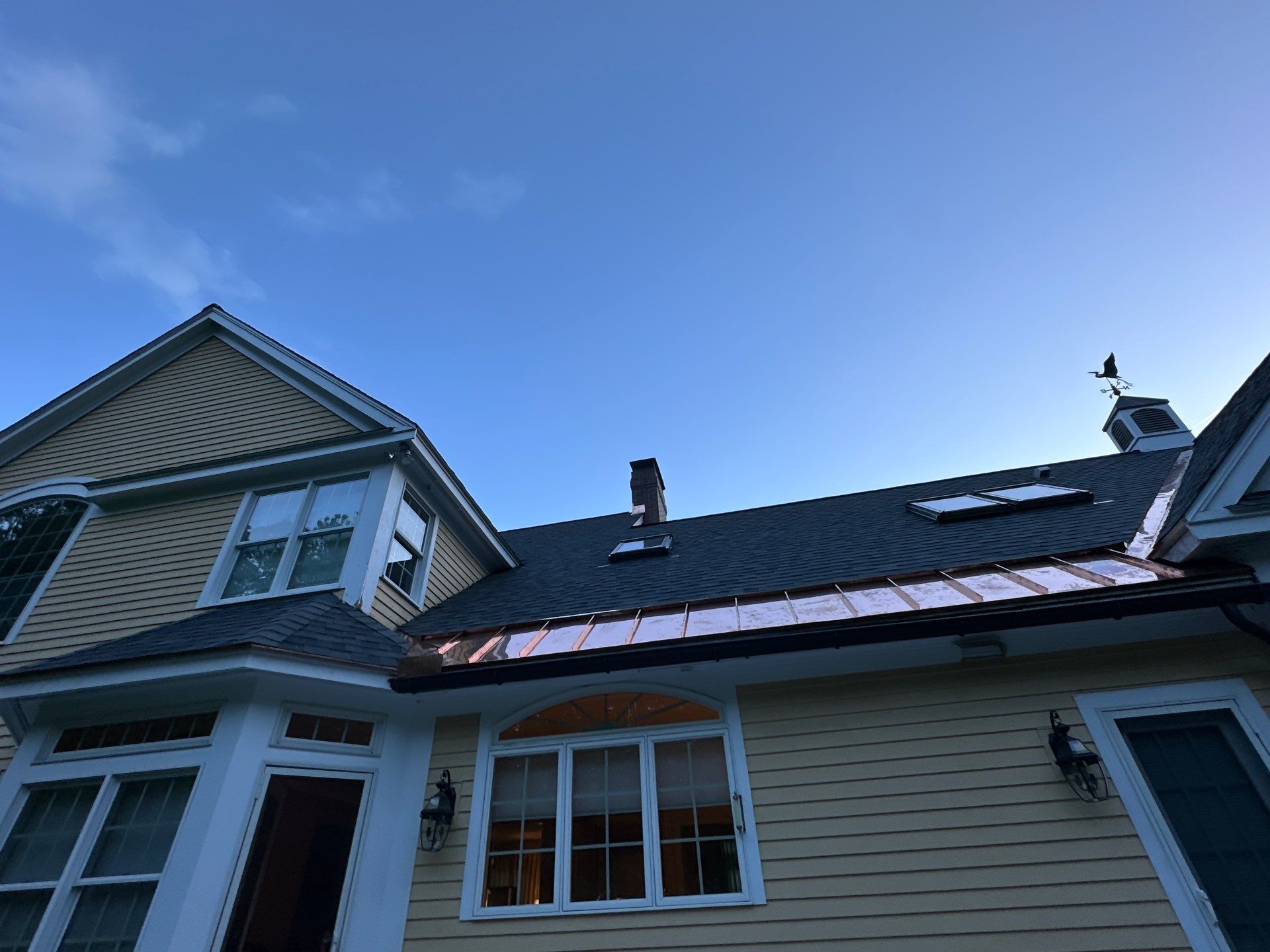 Roof Replacement with Owens Corning Shingles and Copper Flashing by Mighty Dog Roofing of Greater Middlesex County