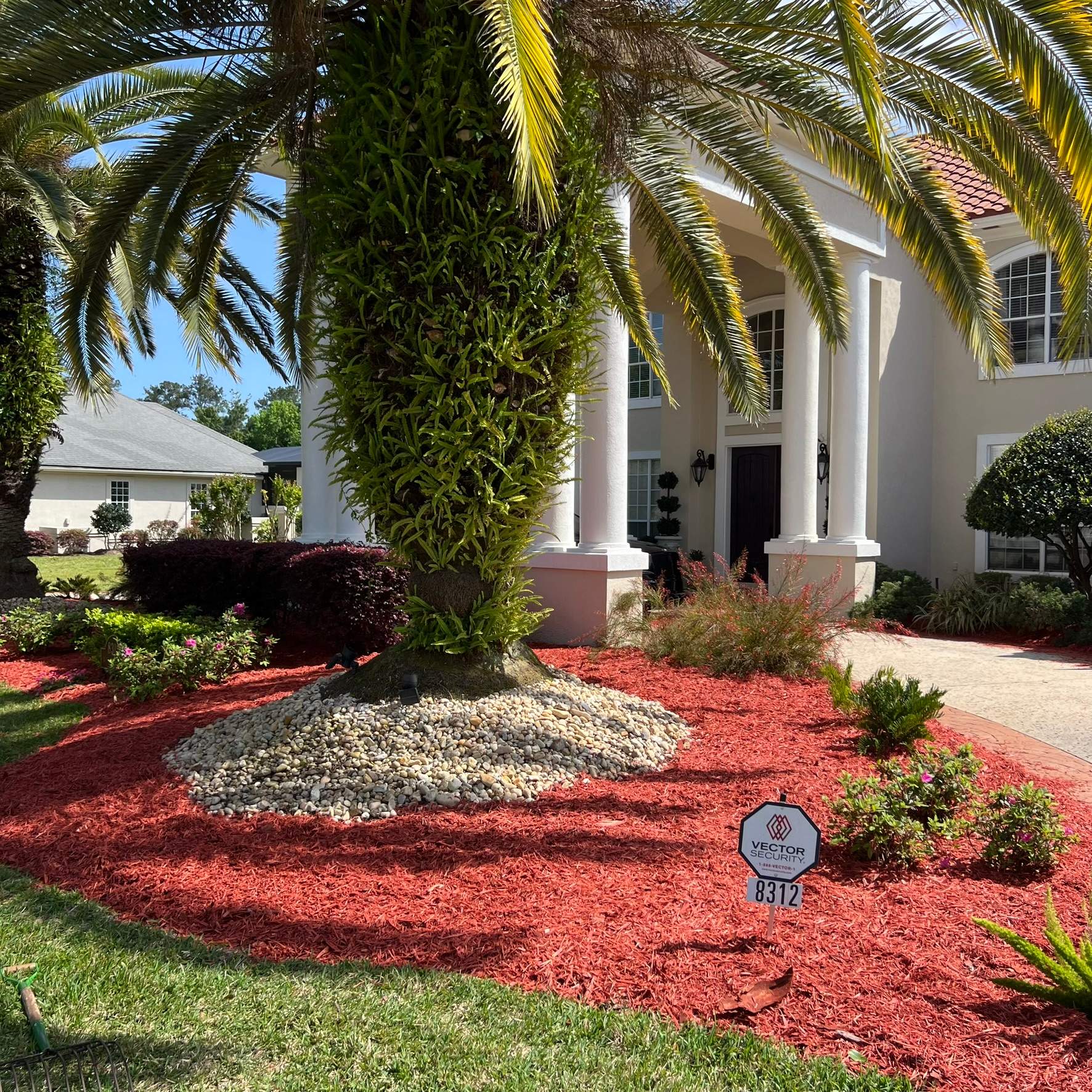 Mulch Installation | Deerwood Country Club by ProGreen Services