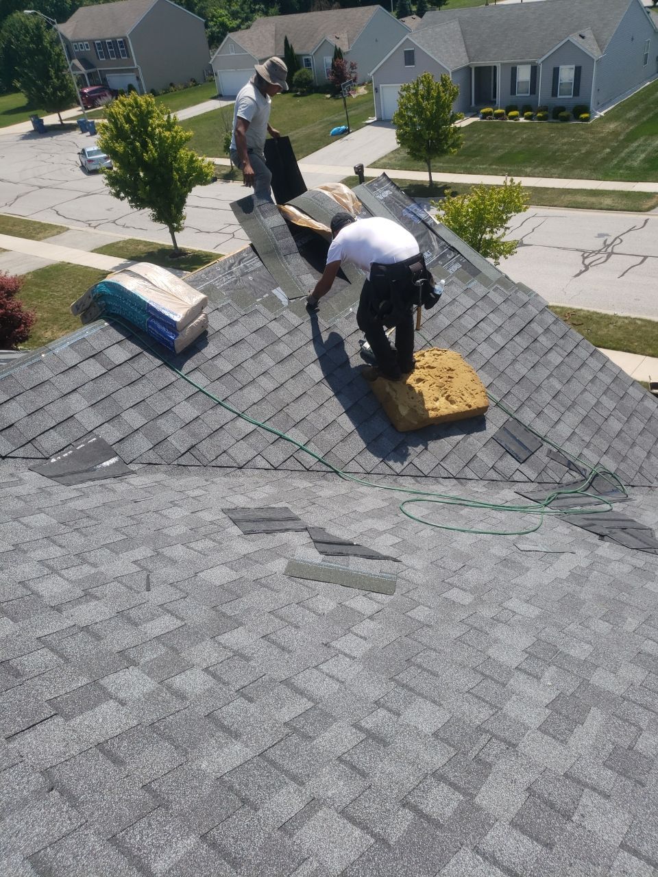 Roof replacement by hail and wind damage by Just Brilliant Restoration JBR