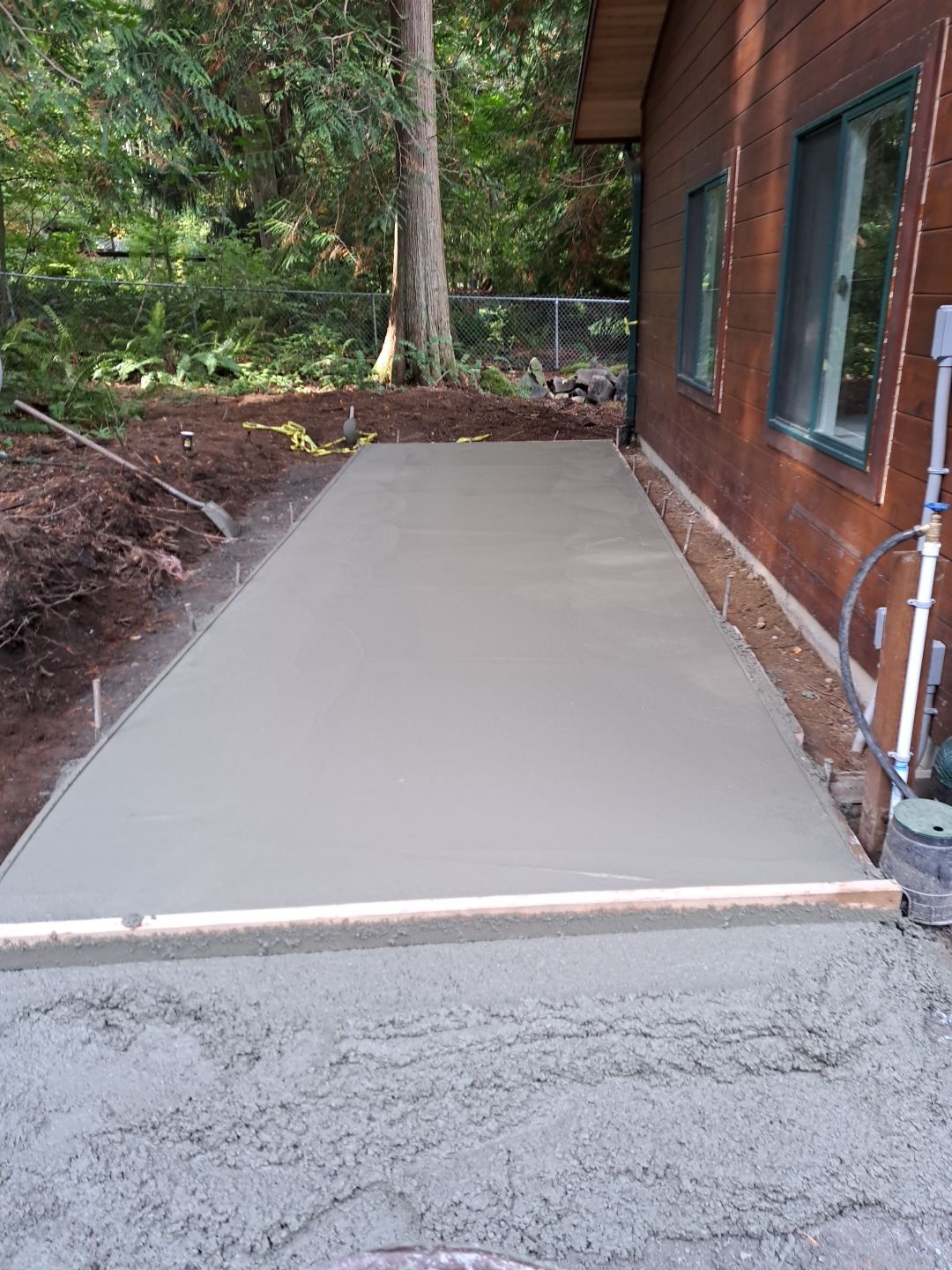 Pia | Custom Concrete Driveway, Walkway & Floating Steps by Jireh Asphalt & Concrete Inc 