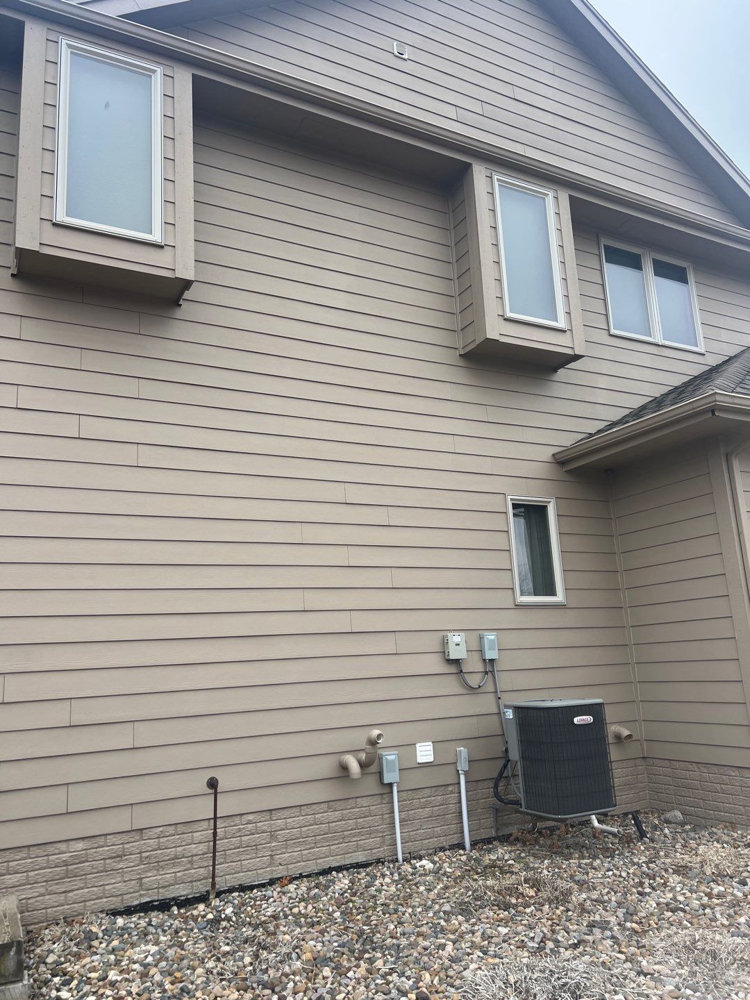 Exterior house painting color change by Cutting edge painting 