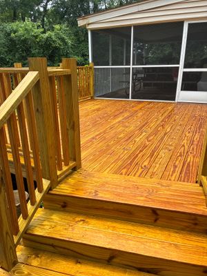 Deck using Wood Sealant