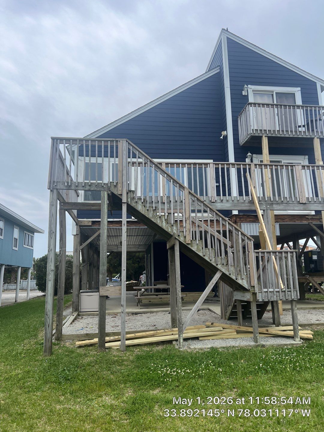 Deck Rebuild Contractor in Oak Island NC by RGR Construction and Roofing, LLC