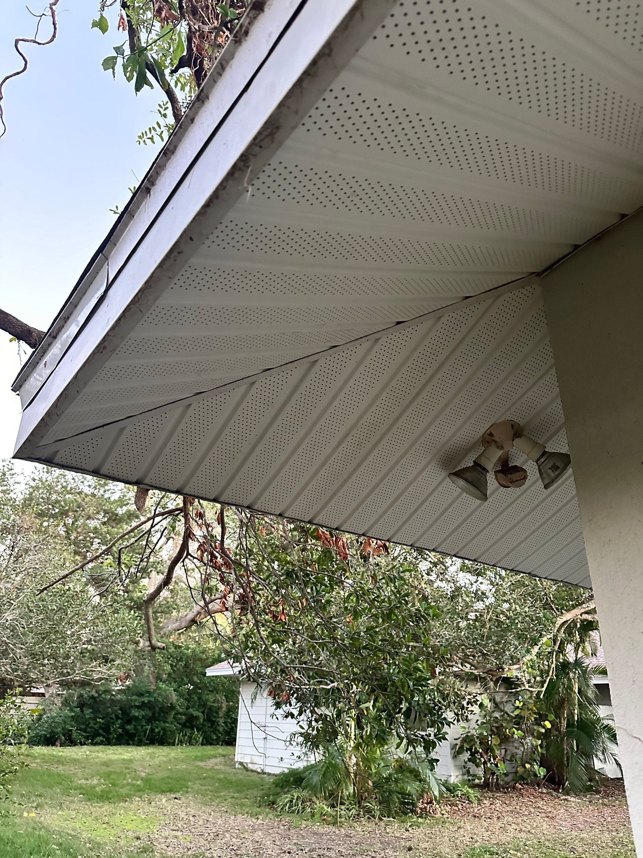 Replace All Soffit in the House in Sarasota FL by Gutter Professors