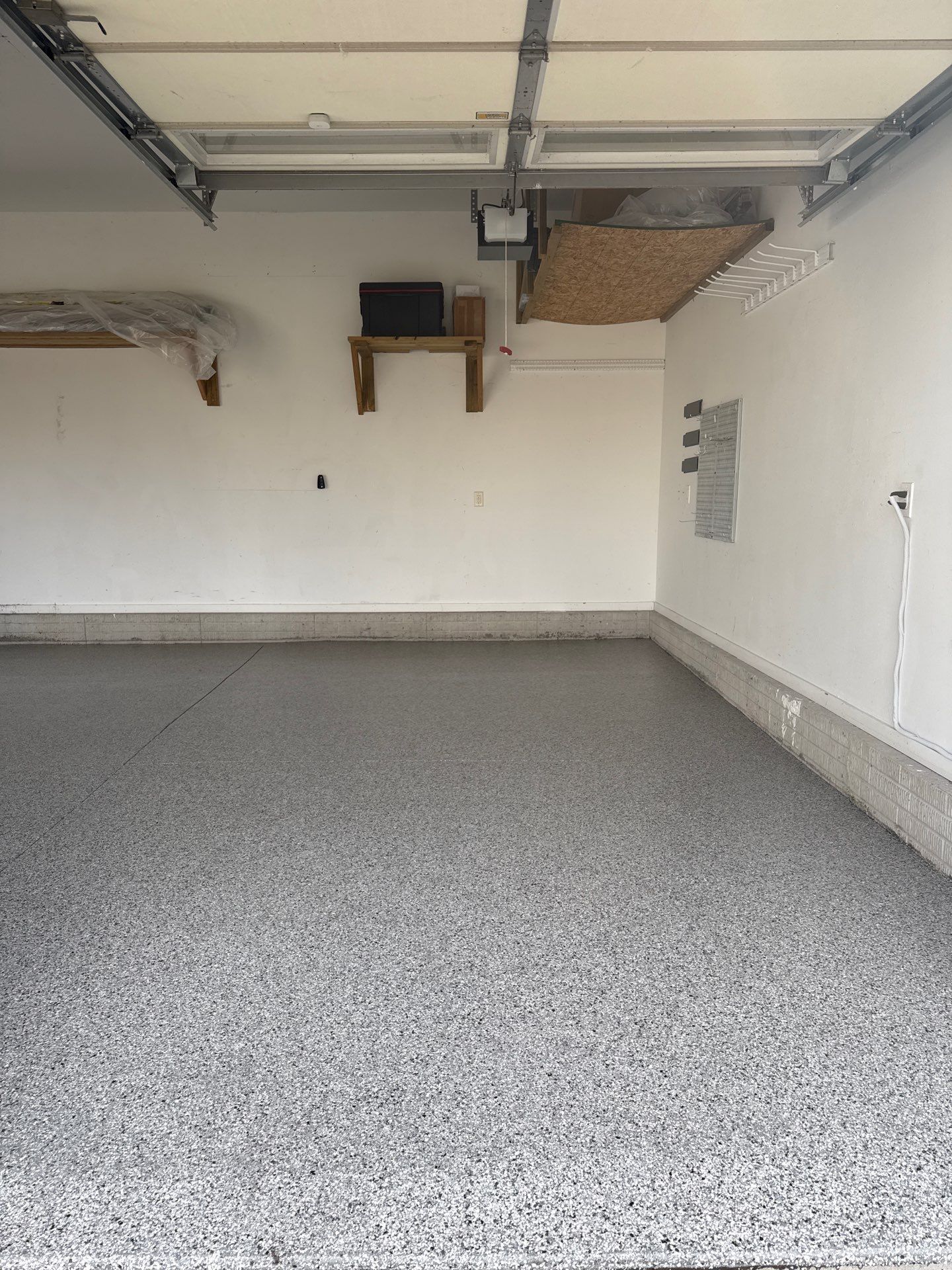 New Years Resolutions May Take A Long Time To See Results, But Our Floors Take Just One Day to Install. by Revival Concrete Coatings