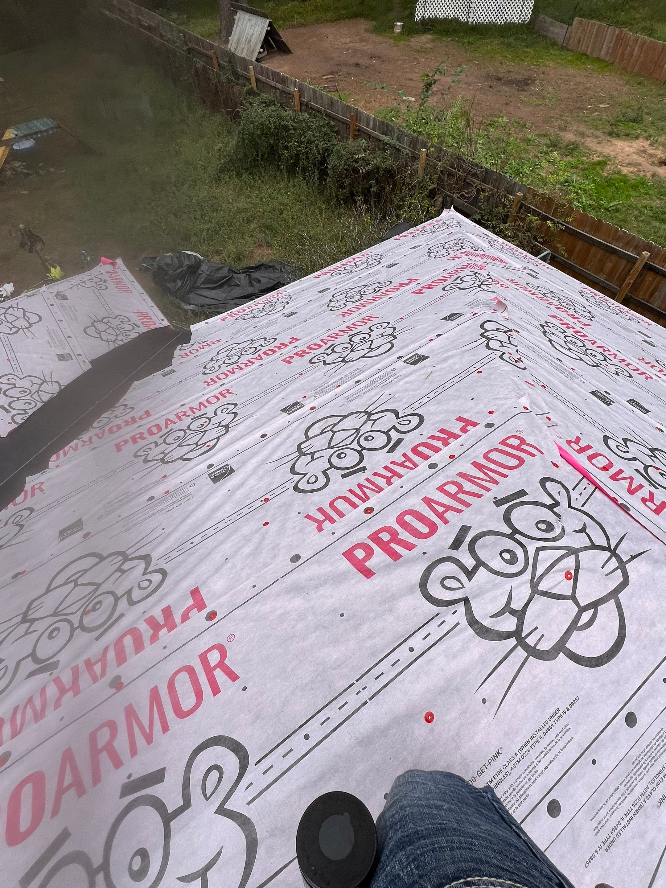 Residential Roofing Installation using Owen's Corning Duration (Lifetime) Shingles by Roof Repair Company