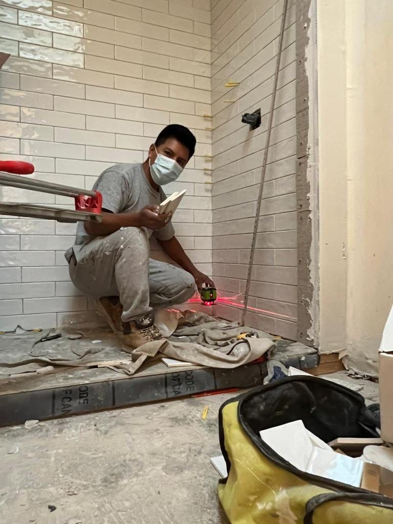 Bathroom Remodel using Tile by Home Concepts Construction